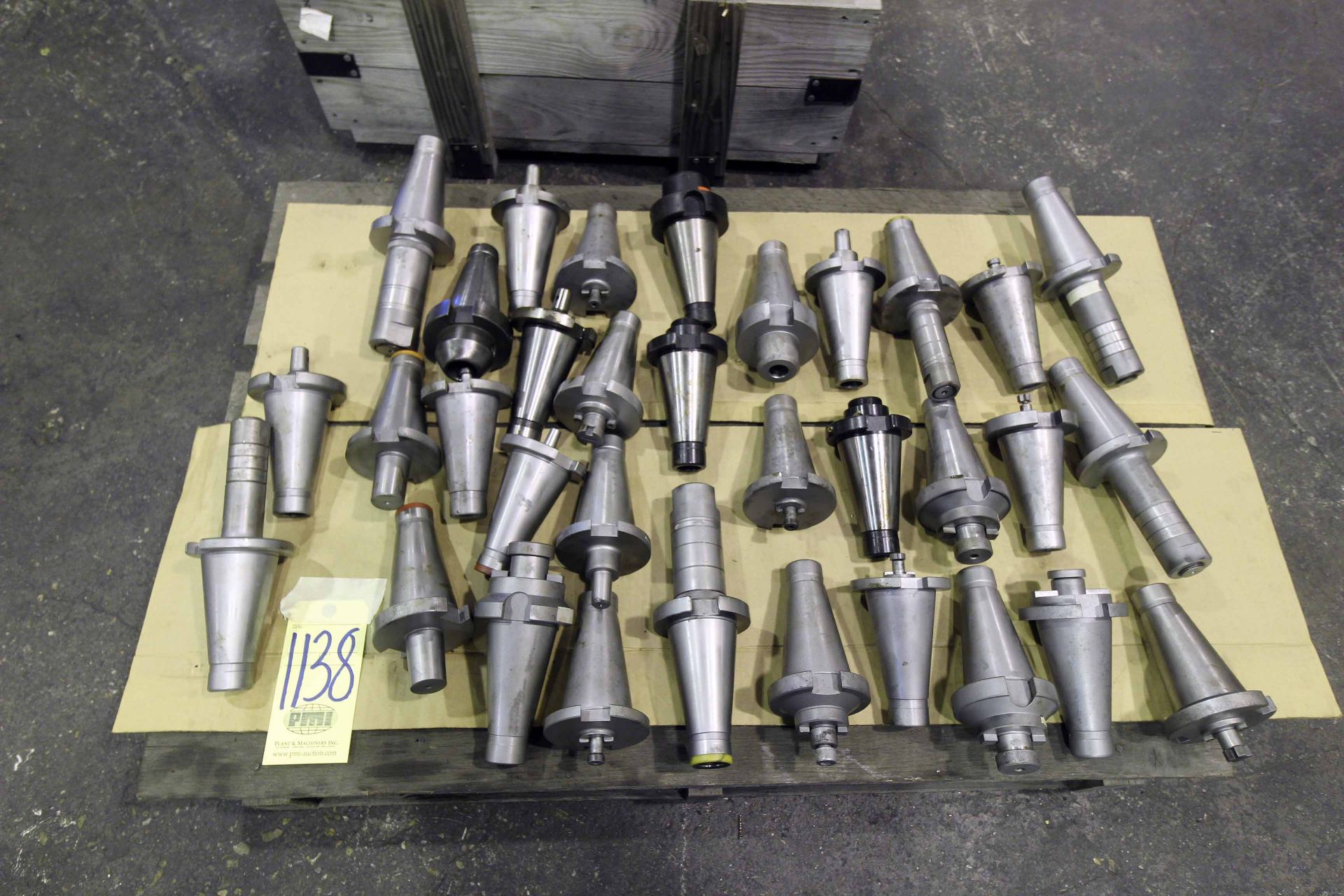 LOT OF ENDMILL TOOLHOLDERS, 50 taper (on one pallet)