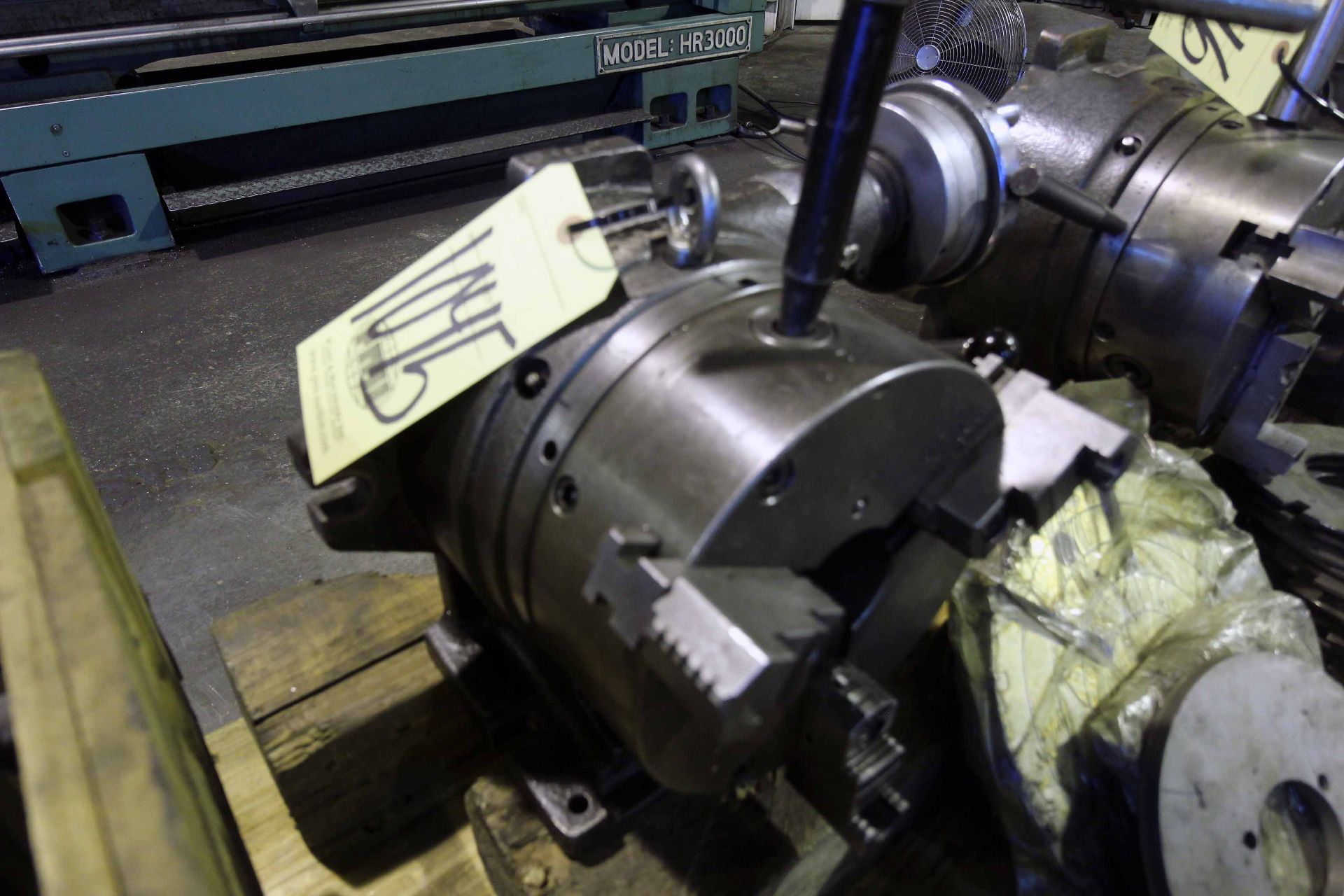 ROTARY INDEXER, YUASA, 8" dia. 3-jaw, 2-1/2" hole