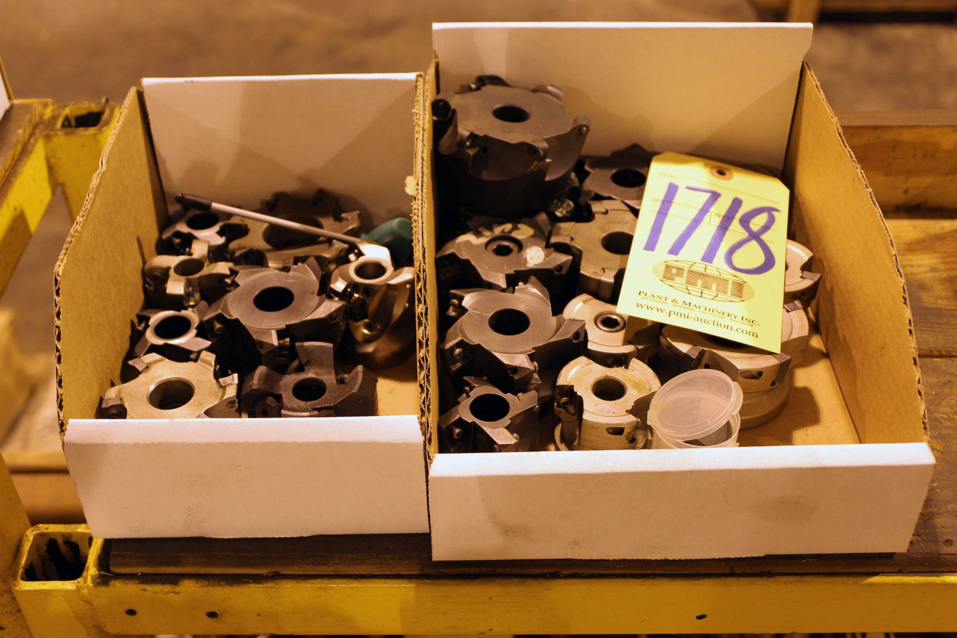 LOT OF INSERT MILLING CUTTERS, assorted (in two boxes)