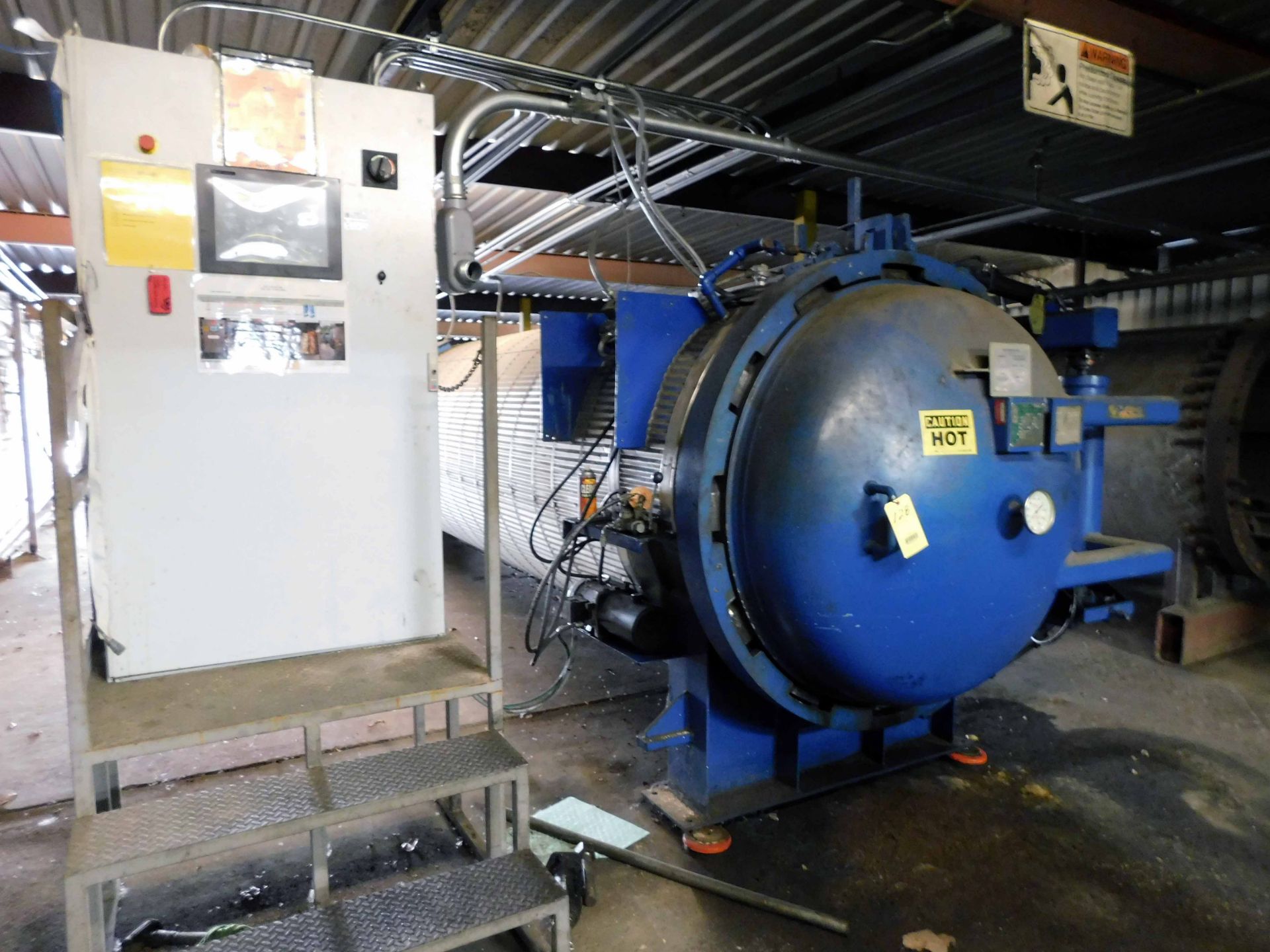 AUTOCLAVE, ANCHOR MCIVER & SMITH FABRICATION, new 2008, 47” I.D. x 48’, 90 PSI @ 400 deg.,