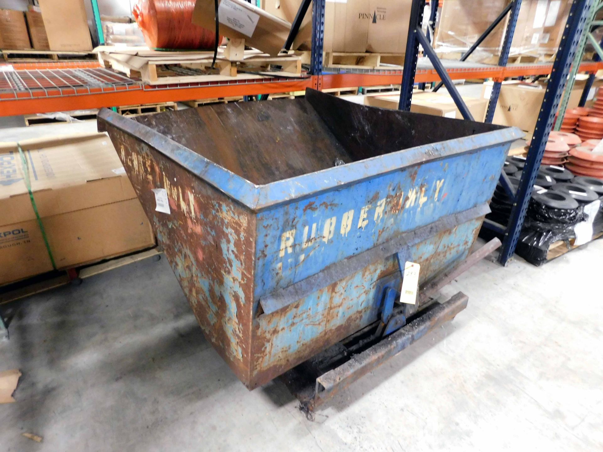 SELF-DUMPING SCRAP HOPPER, 1 cu. yd.