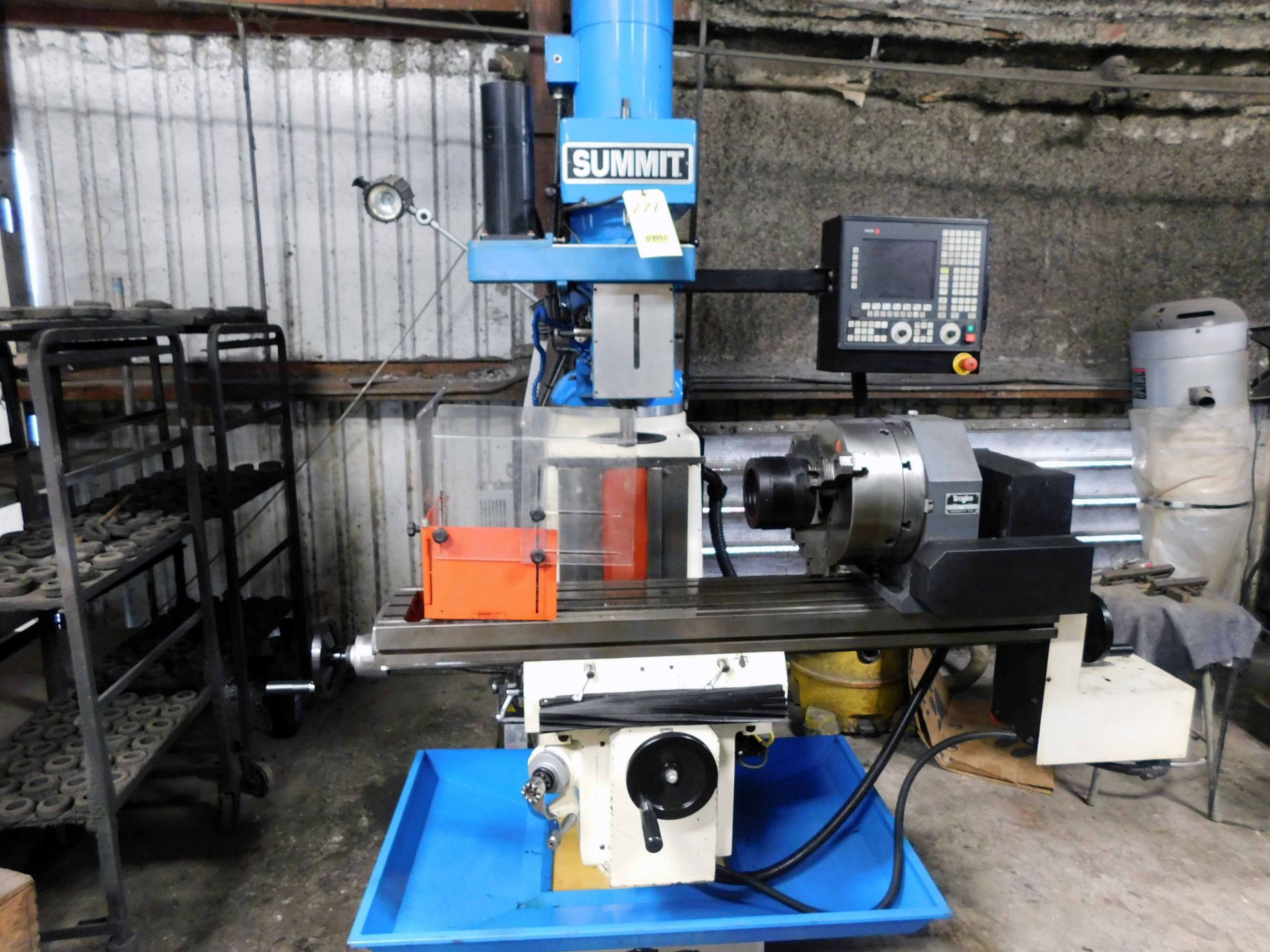 CNC VERTICAL MILL, SUMMIT SMART CUT MDL. EVS-350B-CNC, new 2014, Fagor CNC control, 10” x 58” table,