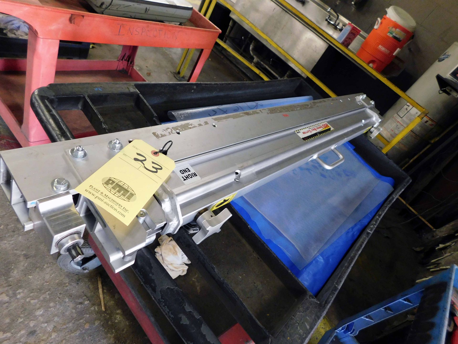 BELT CONVEYOR, FLEXCO 900 SERIES, on roller cart