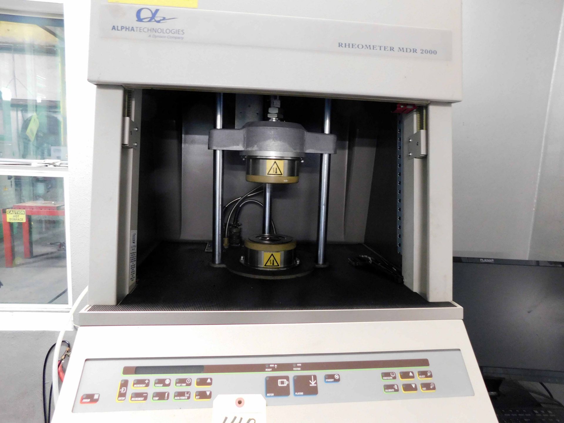 RHEOMETER, ALPHA TECHNOLOGIES MDL. MDR-2000, new 2014, S/N 3AAAD4700 - Image 2 of 4