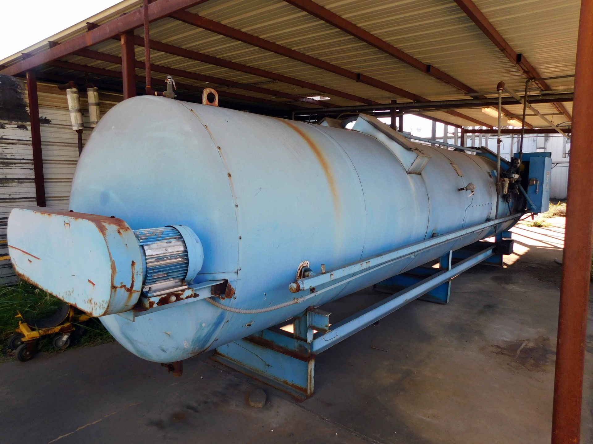 AUTOCLAVE, HERCULES INDUSTRIES MDL. 1523C, 48” I.D. x 21’, 100 PSI @ 450 deg., electric fired, - Image 3 of 3