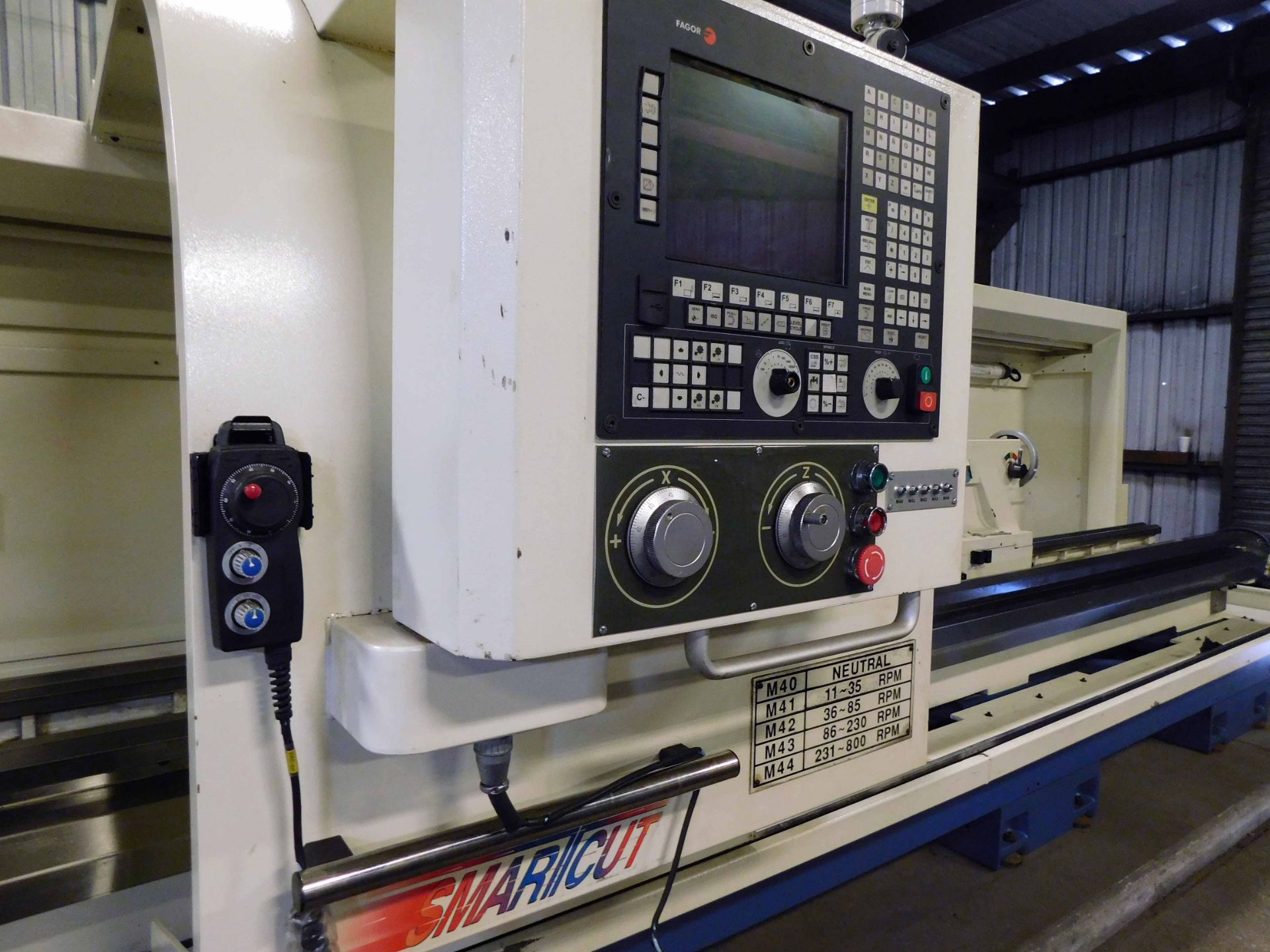 CNC FLATBED LATHE, SUMMIT SMARTCUT 30, MDL. SC30-6X200M, new 2014, Fagor 8055TC CNC control, 30” sw. - Image 4 of 7