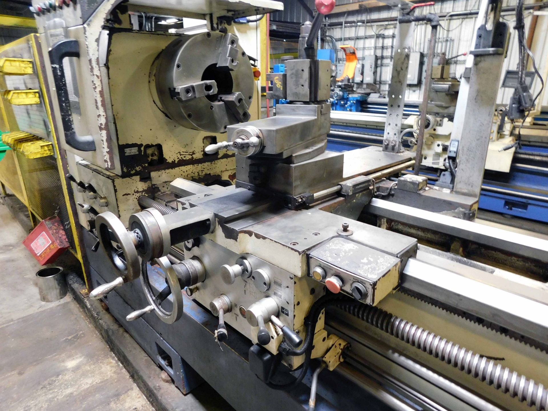 GAP BED ENGINE LATHE, SUMMIT 30” X 200” MDL. 30-6X200, new 2014, 22” sw. over crosslide, 6.1” - Image 3 of 4