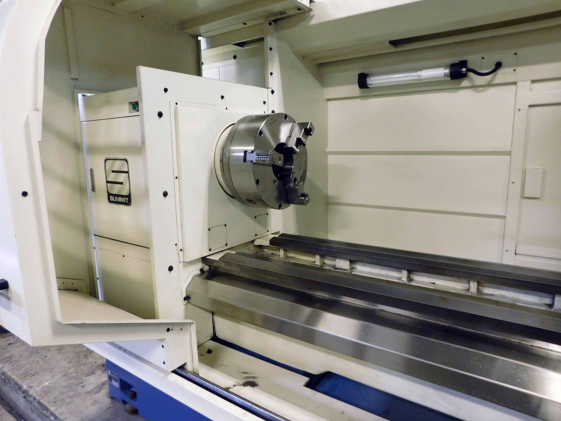 CNC FLATBED LATHE, SUMMIT SMARTCUT 30, MDL. SC30-6X200M, new 2014, Fagor 8055TC CNC control, 30” sw. - Image 5 of 7