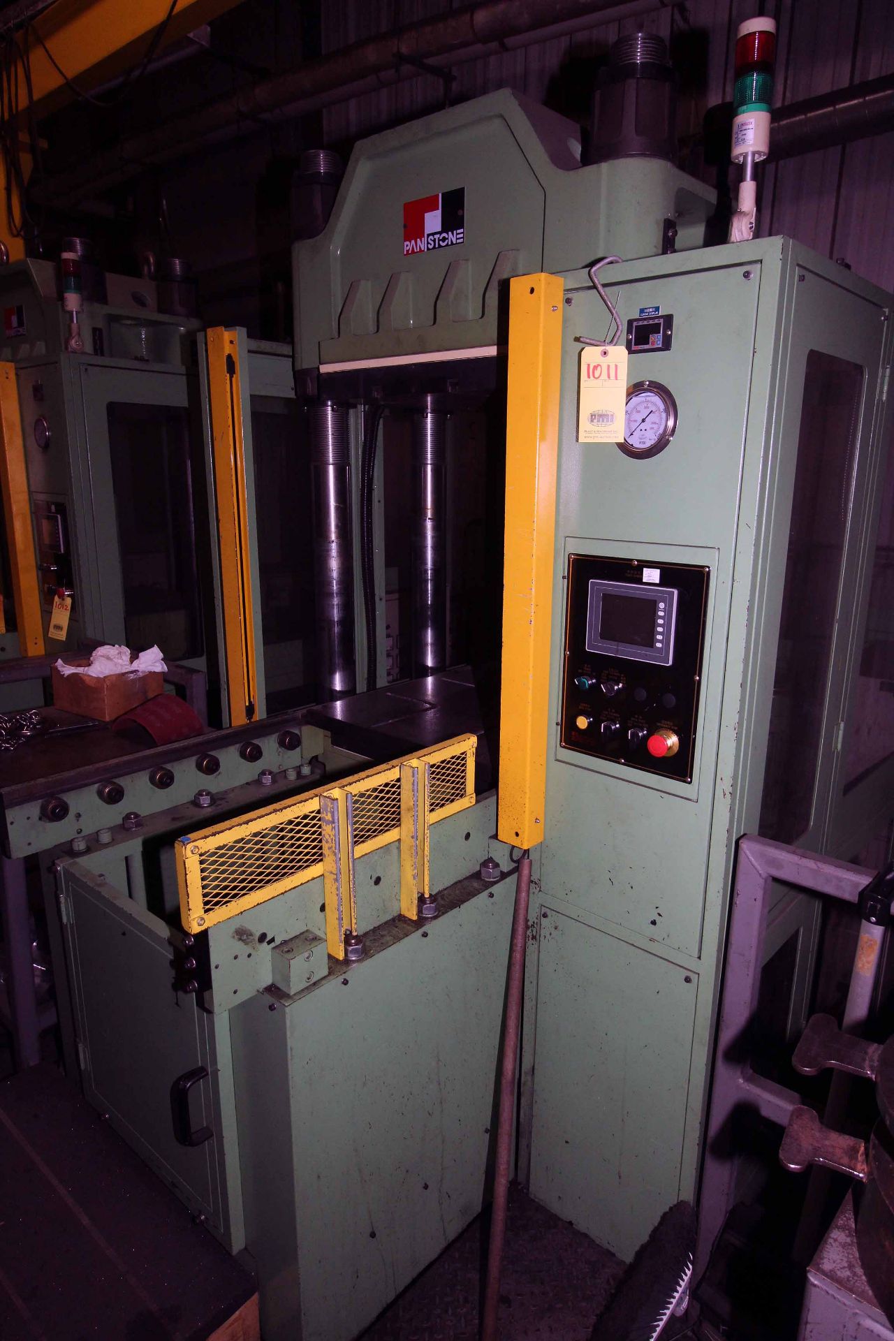 PANSTONE MODEL P-350-A-PCD HYDRAULIC COMPRESSION MOLDING PRESS, new 2015, 350 T. CAP., 700mm X 700mm - Image 2 of 2