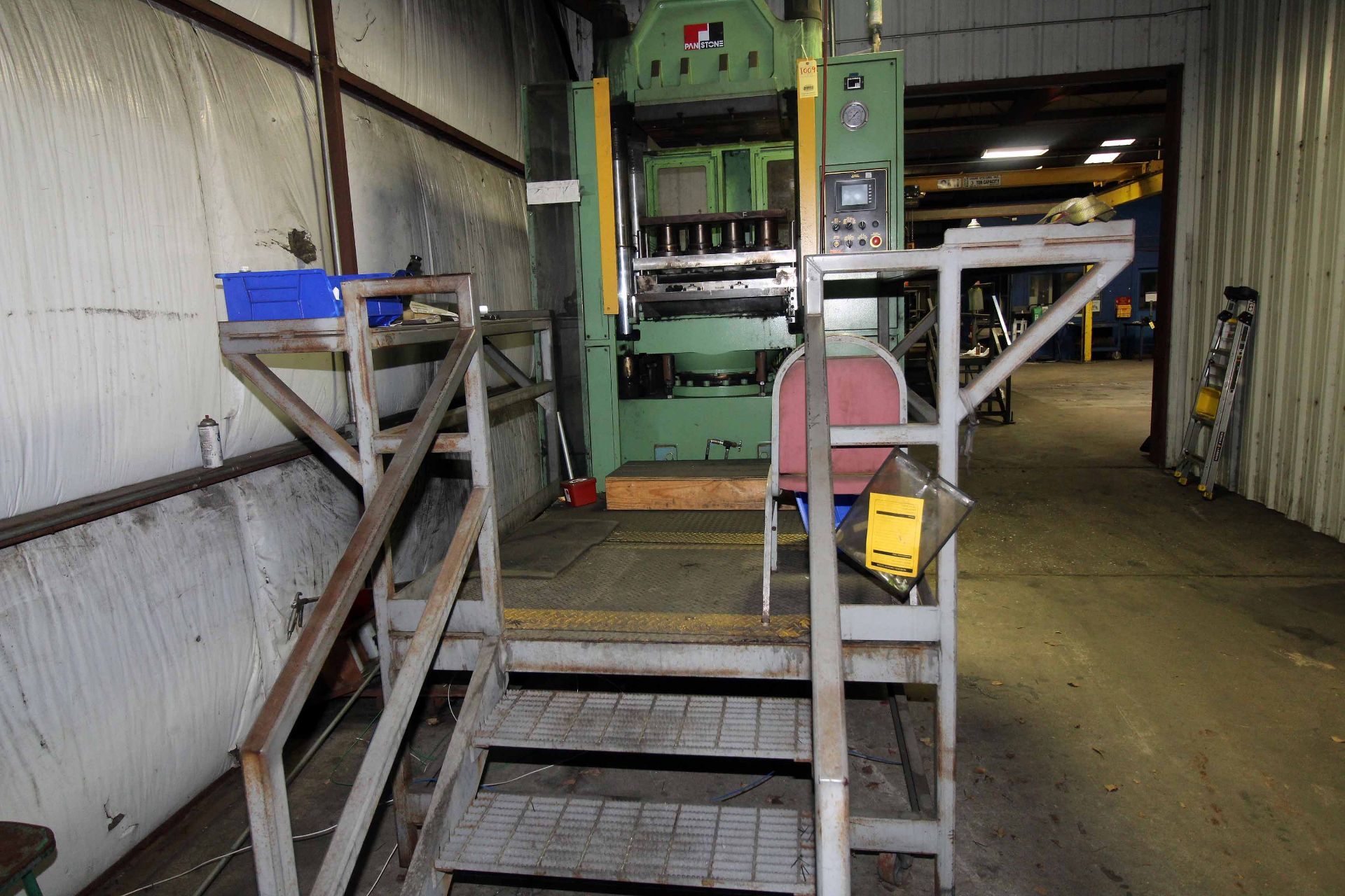 PANSTONE MODEL P-350-A-PCD HYDRAULIC COMPRESSION MOLDING PRESS, new 2015, 350 T. CAP., 700mm X 700mm - Image 3 of 3