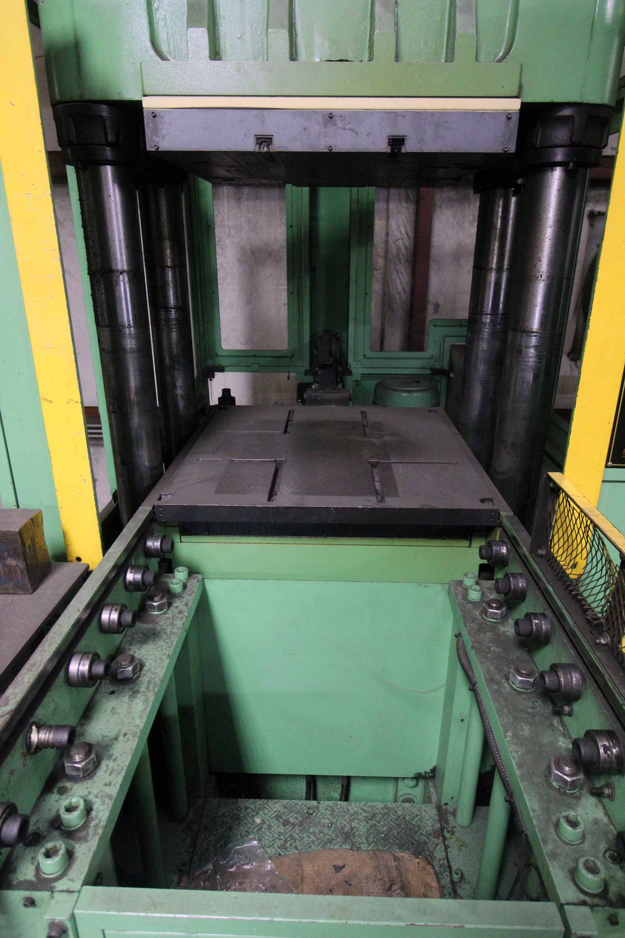 PANSTONE MODEL P-350-A-PCD HYDRAULIC COMPRESSION MOLDING PRESS, new 2015, 350 T. CAP., 700mm X 700mm - Image 2 of 3