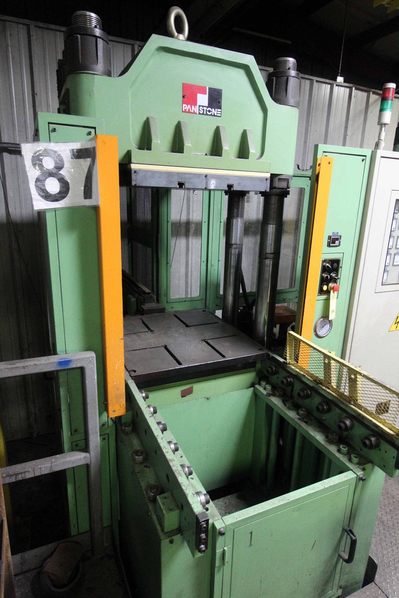 PANSTONE MODEL P-350-A-2-PCD 2-STATION HYDRAULIC COMPRESSION MOLDING PRESS, new 2015, 350 T. CAP. - Image 2 of 7