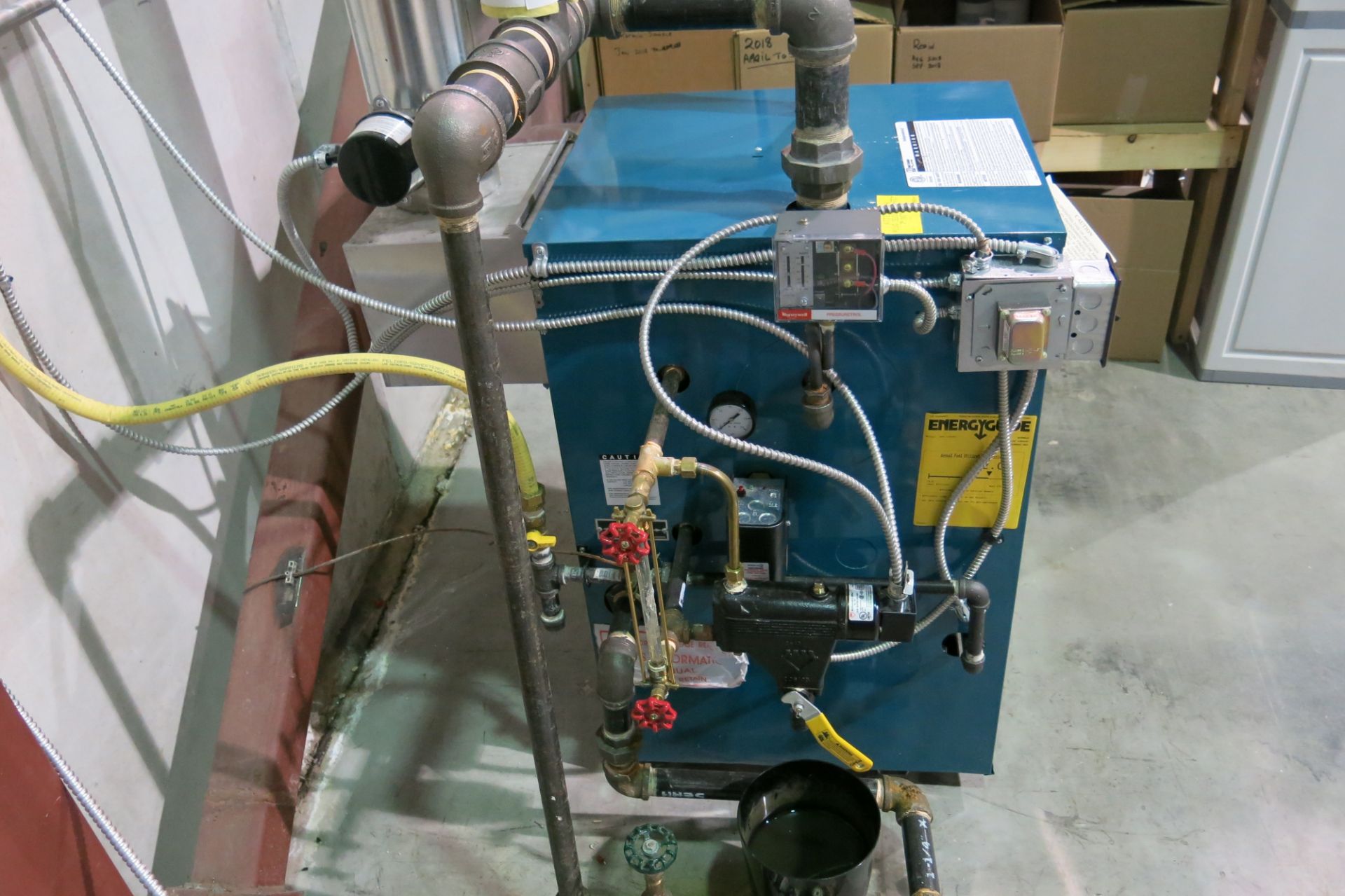 US BOILER COMPANY, PIN5SNI-ME2, 86,000 BTU, NATURAL GAS BOILER, 2013, S/N 65409684, CONDENSATE - Image 5 of 9