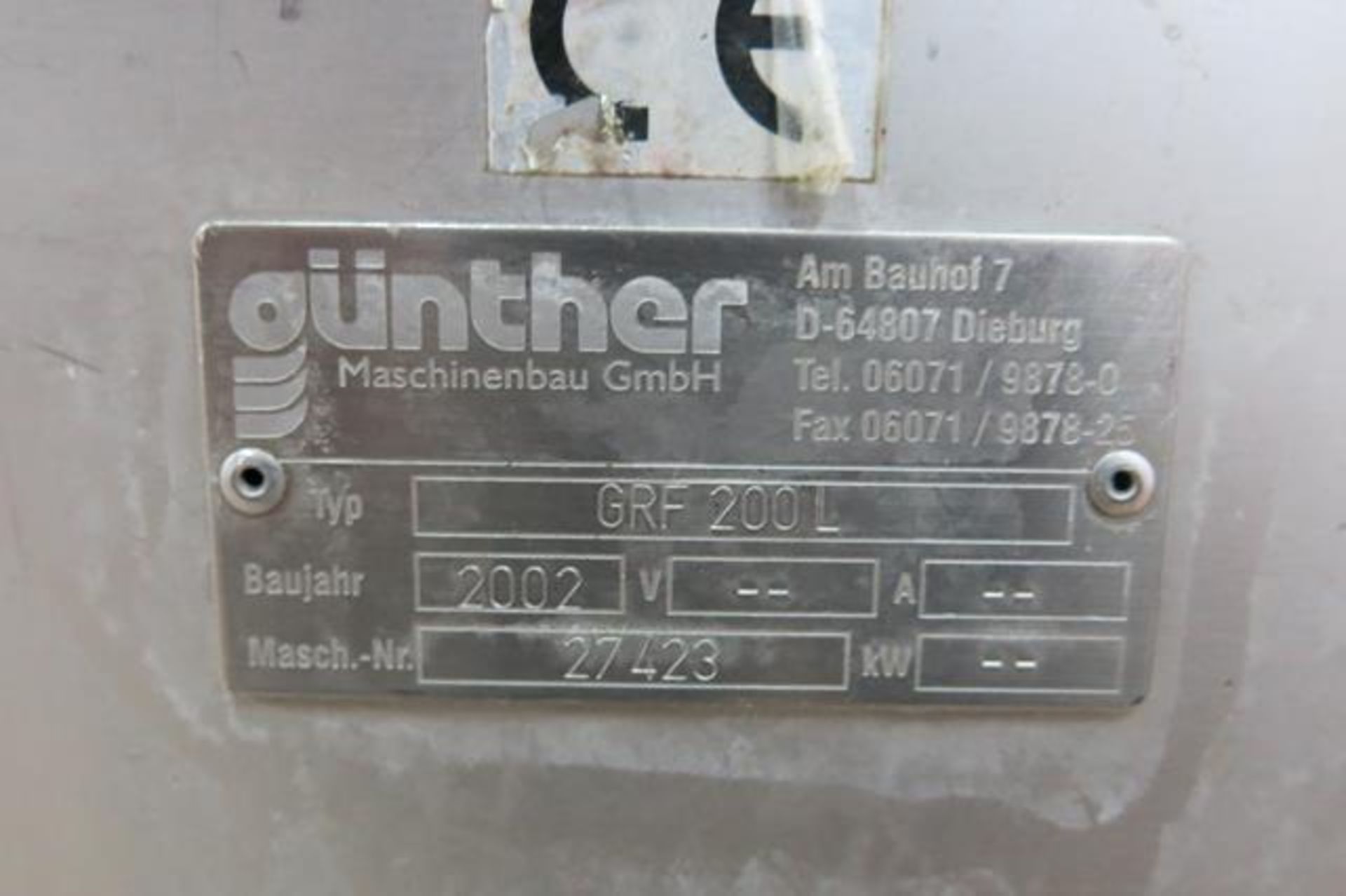 GUNTHER, PI 58 / 99M, STAINLESS STEEL, 58 NEEDLE, BRINE INJECTOR WITH 200L, BRINE TANK WITH PUMP, - Image 5 of 5