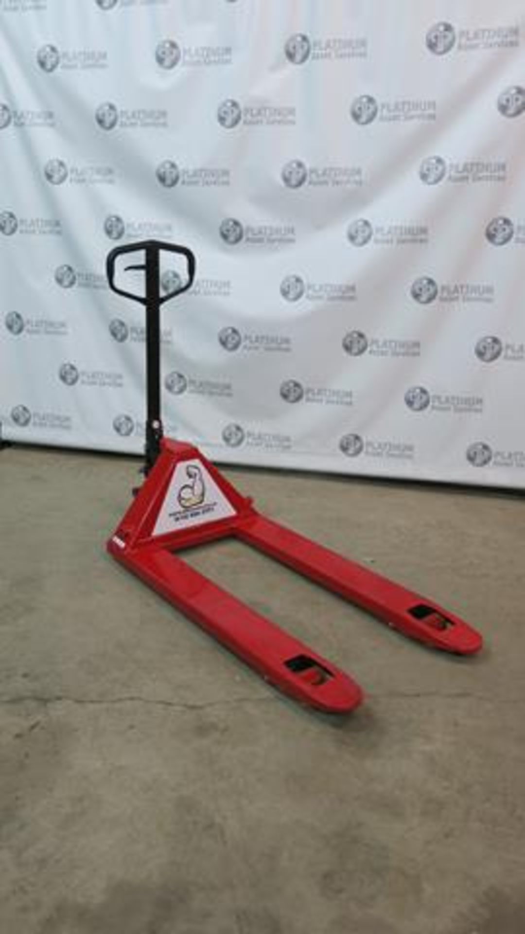 HYDRAULIC, 5,000 LBS., PALLET JACK (LIKE NEW)