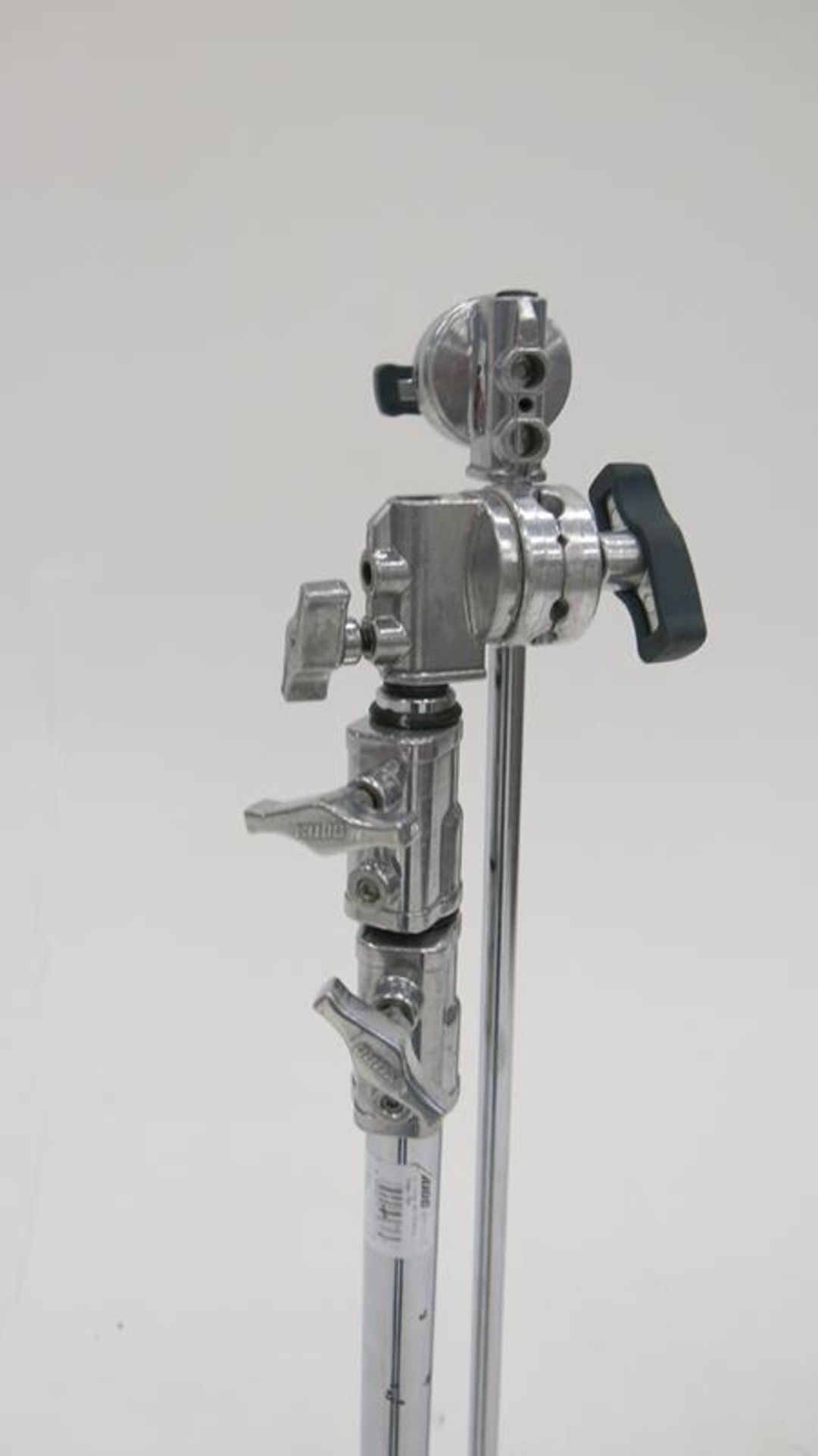 KUPO, KS702412, 40", ADJUSTABLE, CHROME PLATED, C-STAND WITH SLIDING LEGS WITH CLAMP ARM - Image 2 of 3