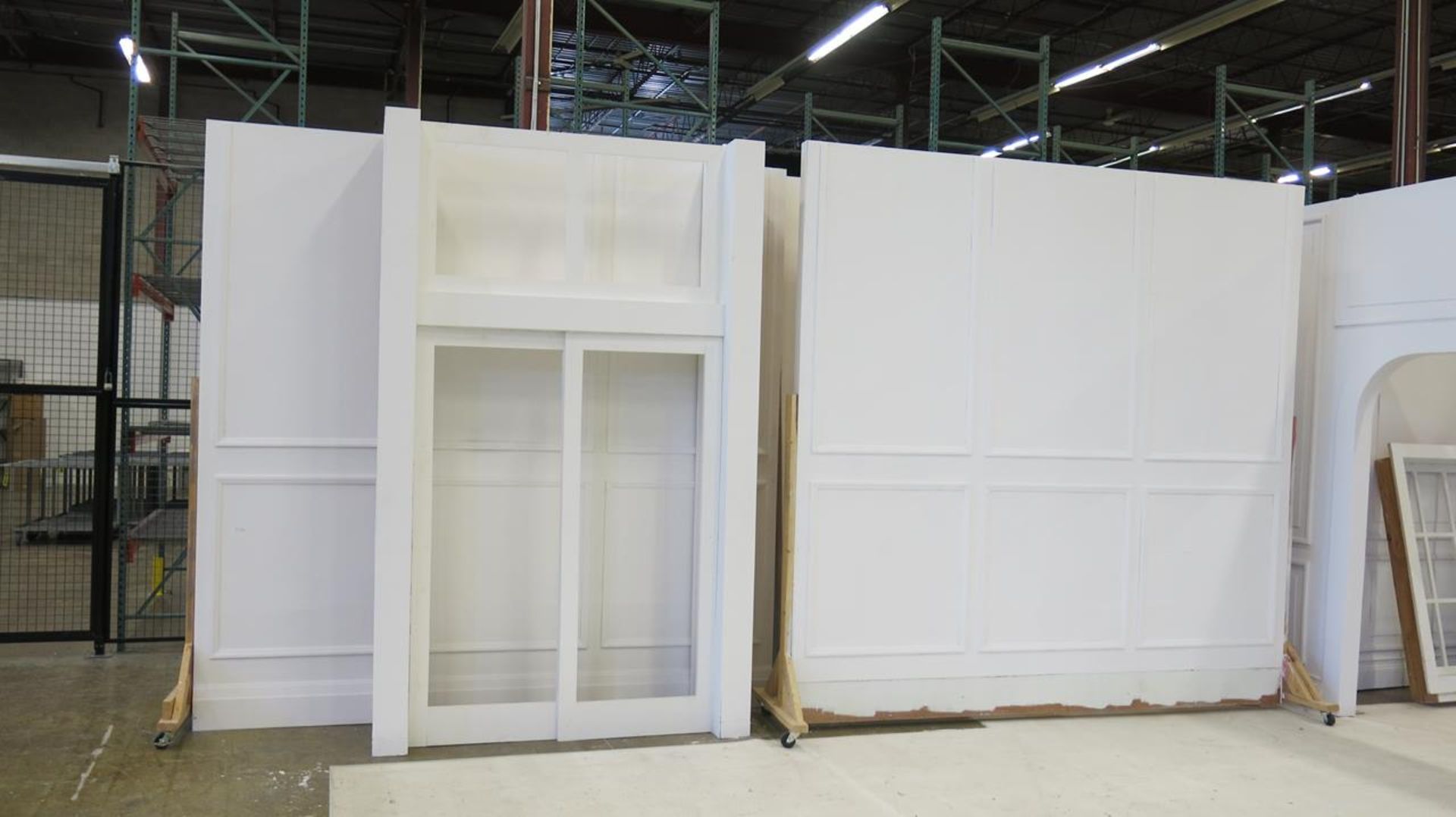 LOT OF ASSORTED STUDIO BACKDROPS AND WHITE, WOOD, ISLAND - Image 3 of 7