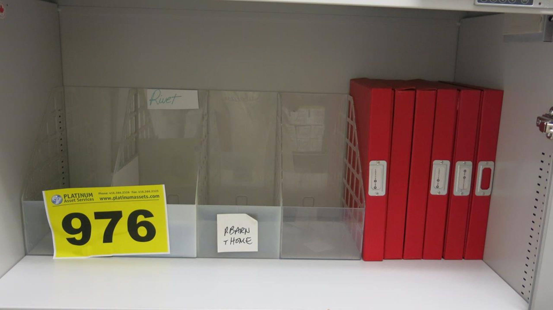 LOT OF ASSORTED FILING TRAYS