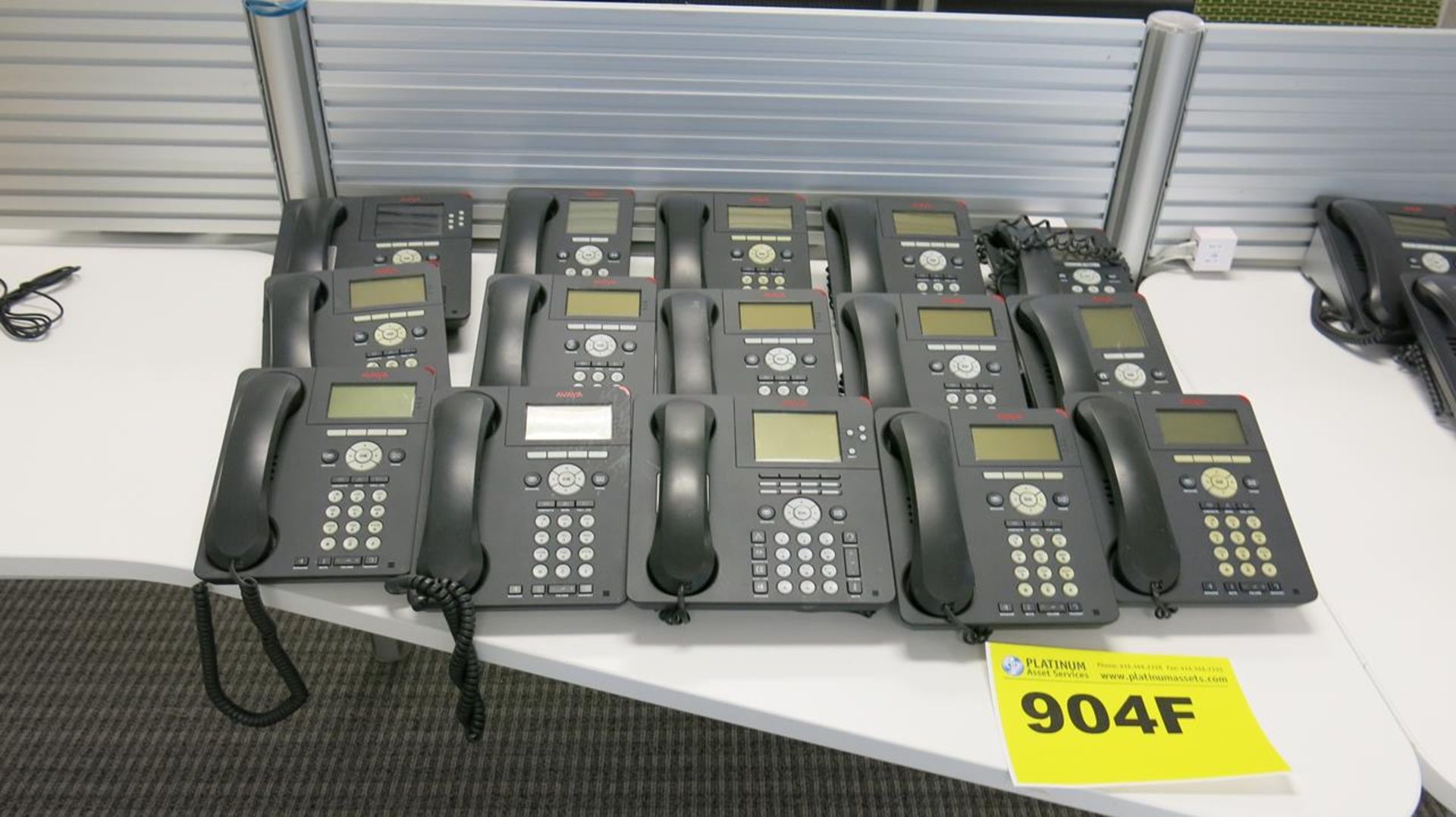 LOT OF (15) AVAYA, IP PHONES