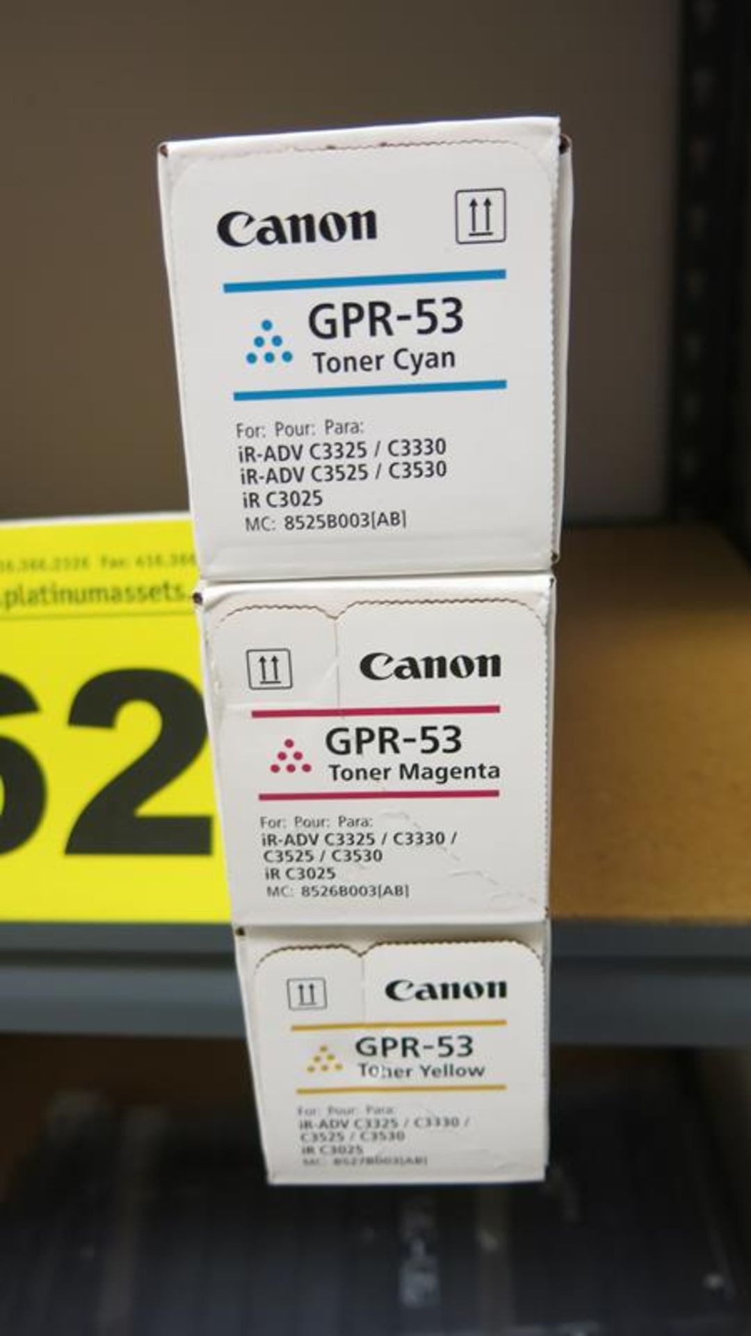 LOT OF CANON, INK CARTRIDGES - Image 2 of 2