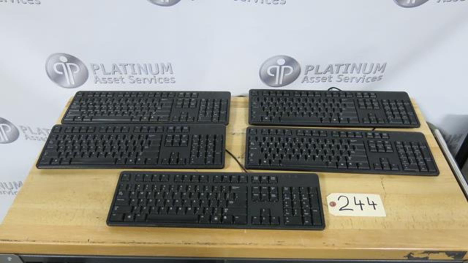 LOT OF COMPUTER KEYBOARDS (TAG#244)