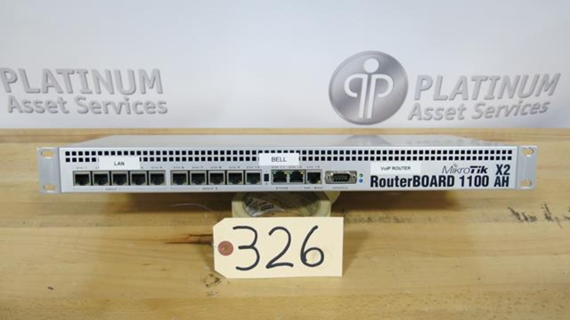 MIKROTIK, ROUTERBOARD 1100 AH, ROUTER (TAG#326)