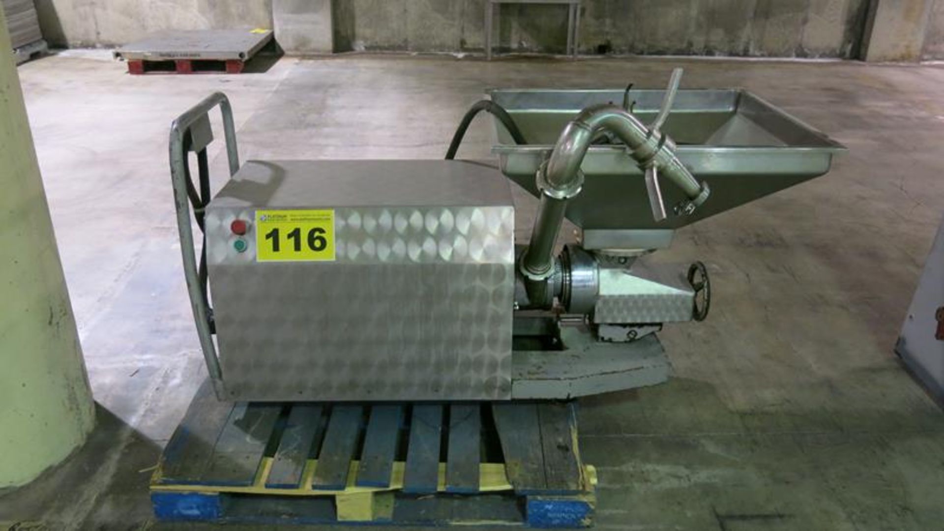 PROBST & CLASS, PUC-N160L50, STAINLESS STEEL, COILED MILL, 34" X 31", HOPPER, S/N 80077, 37KW, - Image 5 of 5