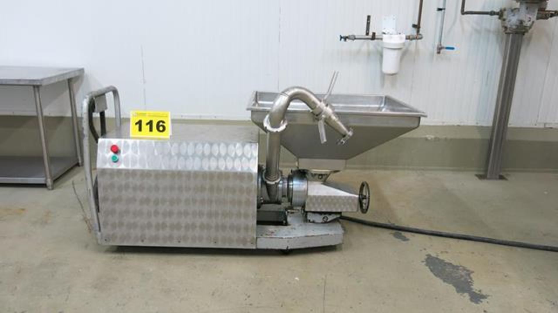 PROBST & CLASS, PUC-N160L50, STAINLESS STEEL, COILED MILL, 34" X 31", HOPPER, S/N 80077, 37KW,