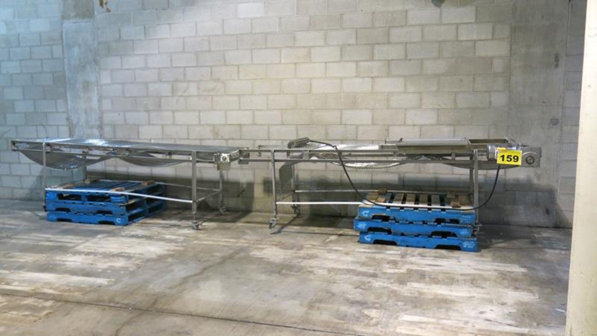 STAINLESS STEEL, CONVEYOR, 20' X 2', 575 VAC, 3 PHASE - Image 4 of 5