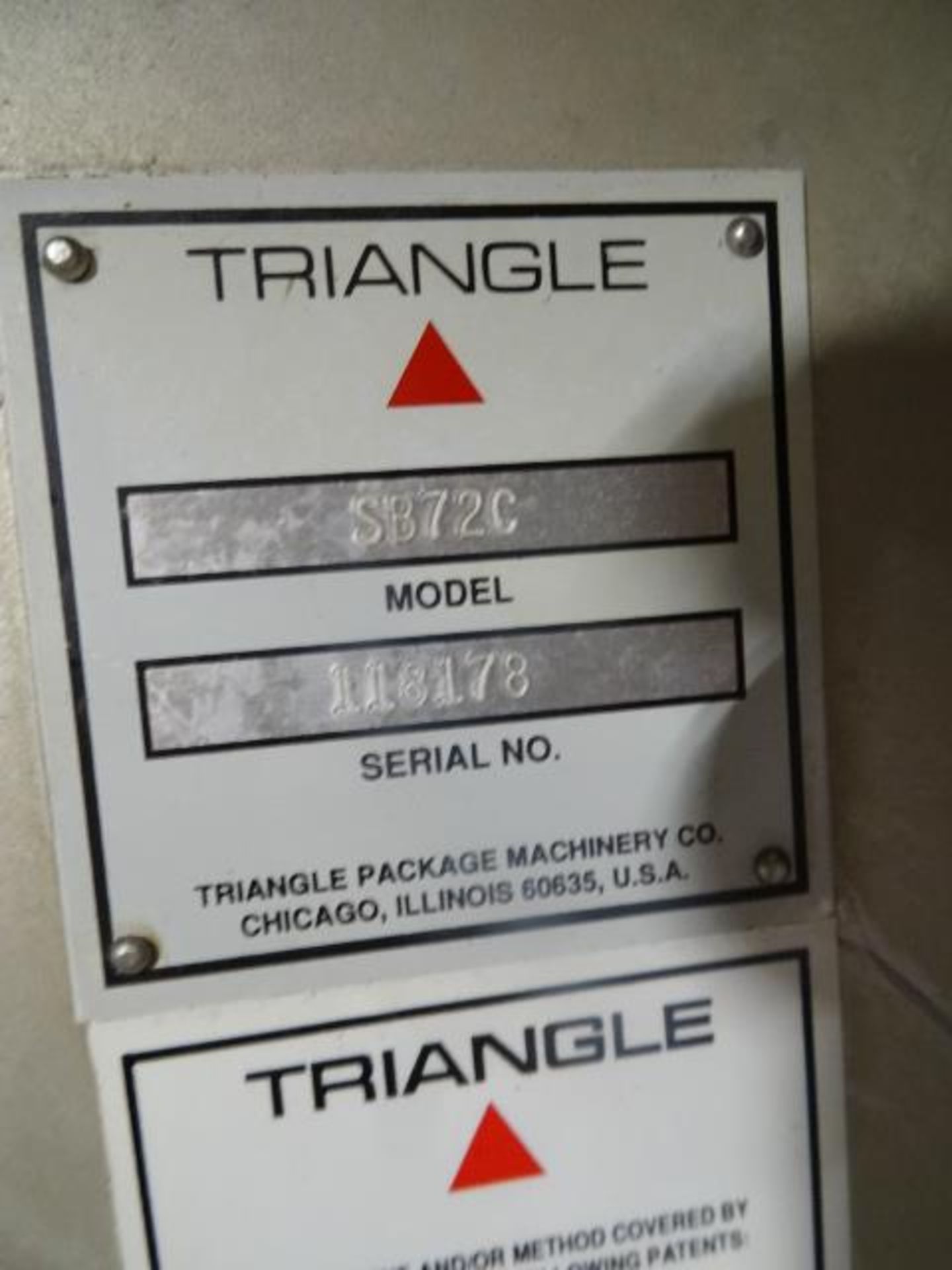 TRIANGLE, SB72C, STAINLESS STEEL, BAGGER, & SELECTACOM 21, 6/12FP, STAINLESS STEEL SCALE, - Image 5 of 29