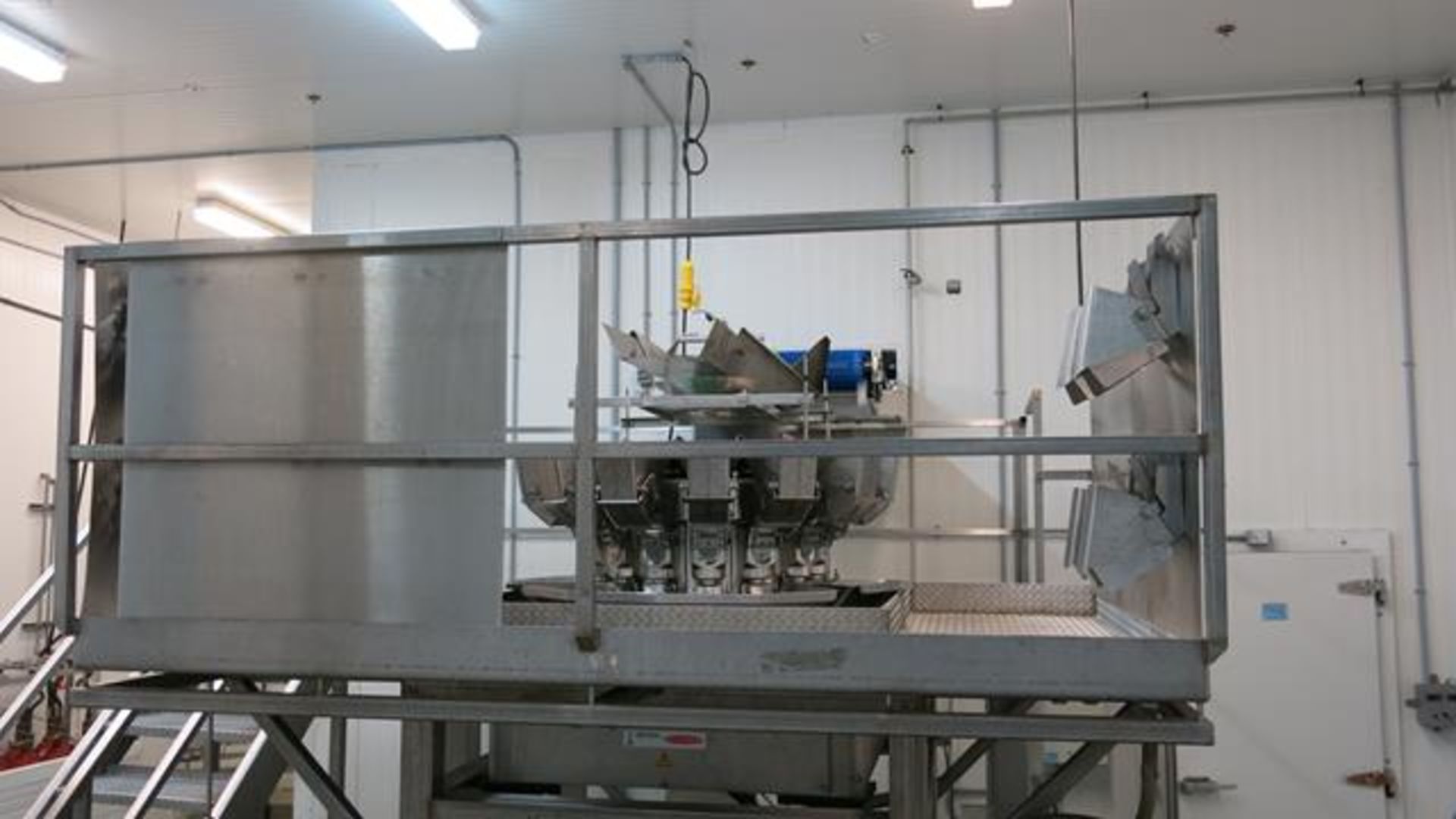 ISHIDA, CCW-R-214W-15/30-WP-GS, STAINLESS STEEL, 14 COMPARTMENT, MULTIHEAD WEIGHER WITH MEZZANINE, - Image 5 of 23