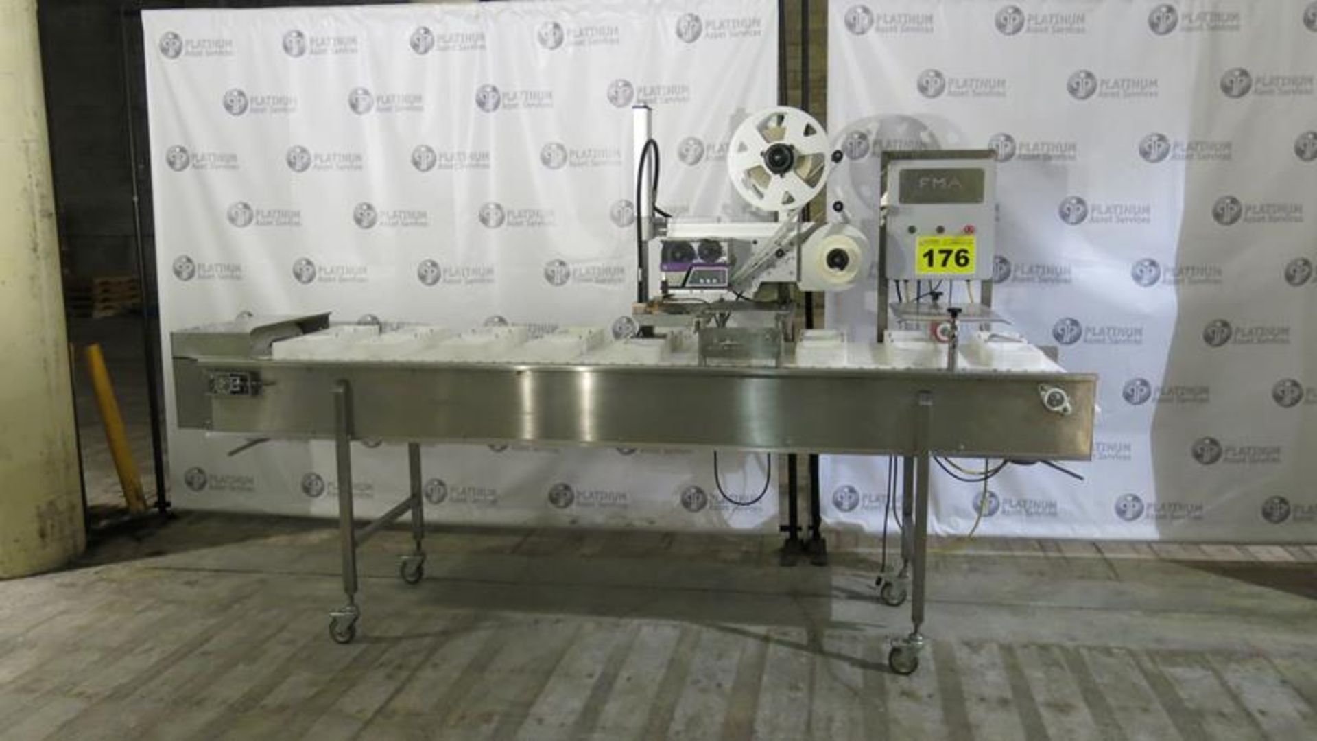 ID TECHNOLOGY, TAMP L250, LABEL PRINTER / APPLICATOR WITH CONVEYOR, S/N R114191601, 2014 (RIGGING $ - Image 5 of 5