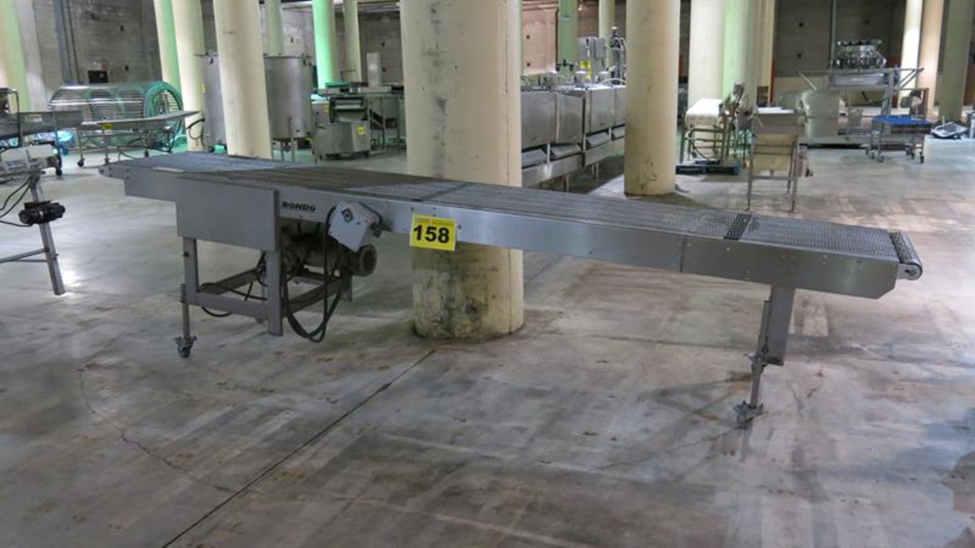 RONDO, STAINLESS STEEL, INCLINE CONVEYOR, 13' X 2', 220 VAC, 3 PHASE - Image 3 of 3