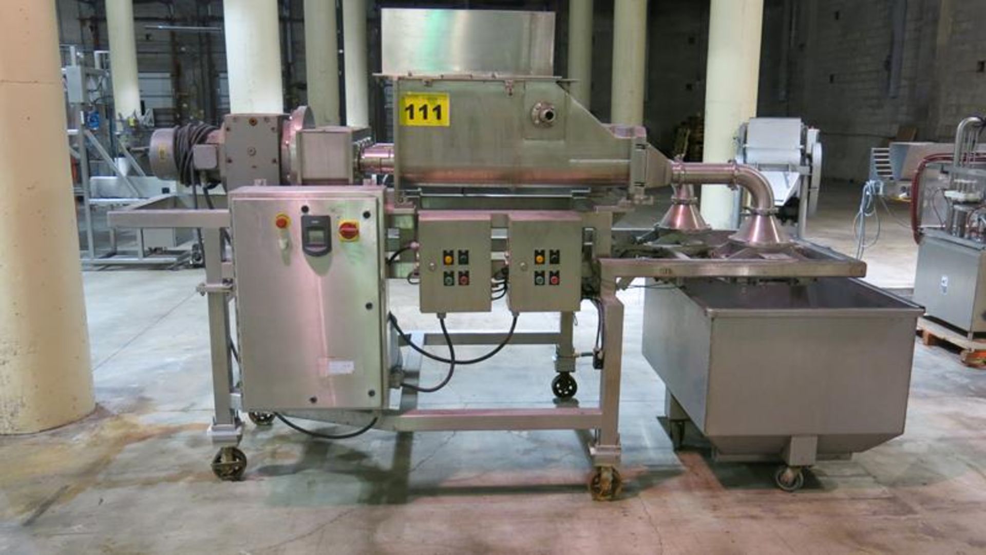 POLAR PROCESS, SUNNY CRUNCH, STAINLESS STEEL, 7.5 HP, FOUR SCREW, TWO HEAD, EXTRUDER, 32" X 29" X - Image 10 of 10