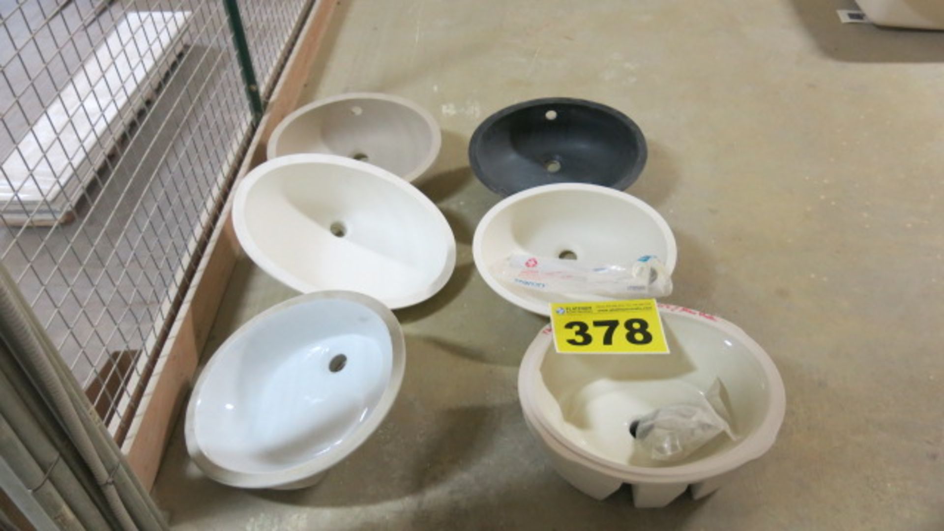 LOT OF (6) STONE SINKS