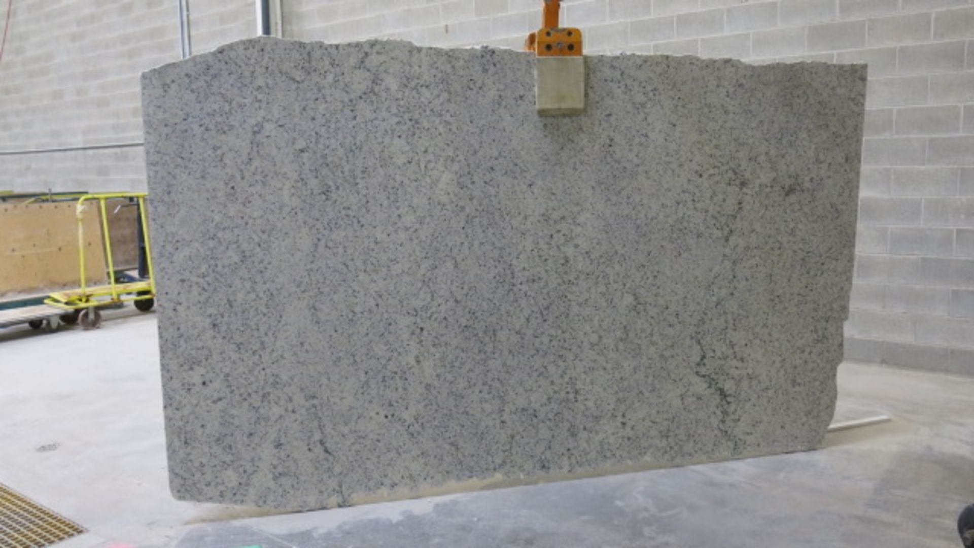 1 1/4", GRANITE, TITANIUM POLISH, 76" X 108", ID# 10019 (LOADING FEE $30)