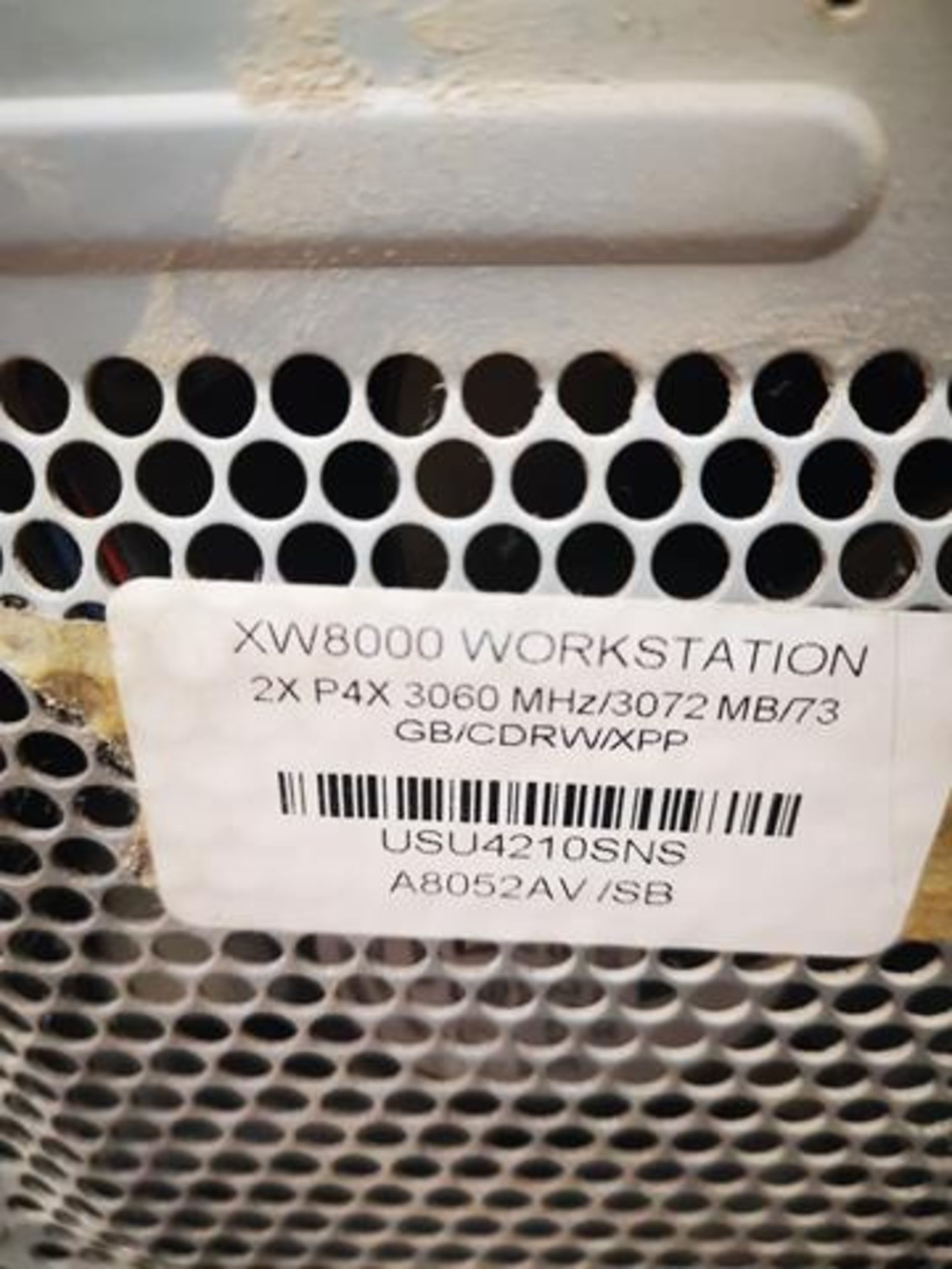HP, WORKSTATION XW8000, WORKSTATION TOWER - Image 3 of 3