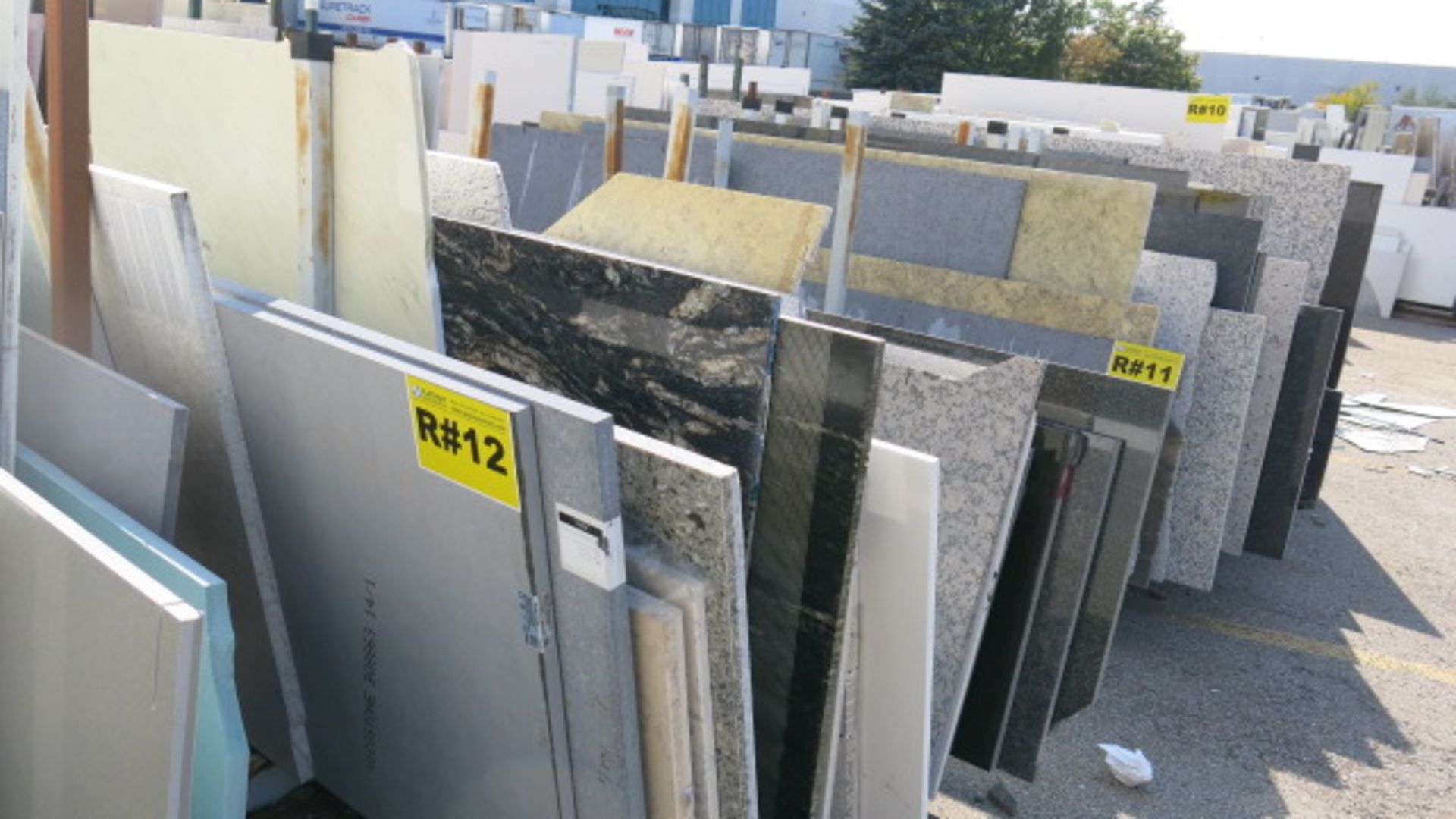 LOT OF (33) ASSORTED GRANITE SLABS COMPRISED OF (13) HALF CUT SLABS, 1 1/4" AND (20) HALF CUT SLABS, - Image 2 of 2