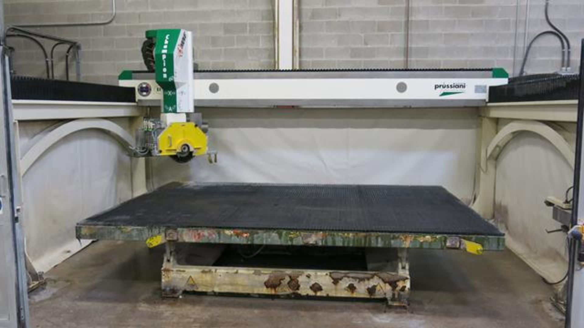 PRUSSIANI, CHAMPION 60, CH60 TAG, CNC 5-AXIS, BRIDGE SAW, 3,498 HOURS, RAVELS (X,Y,Z) 3500 MM X 2500 - Image 2 of 3