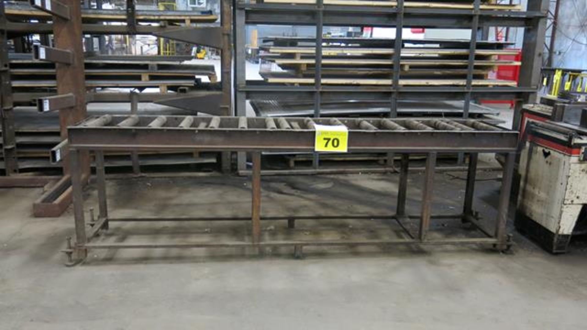 ROLLER, INFEED CONVEYOR, 8' X 2' X 3'