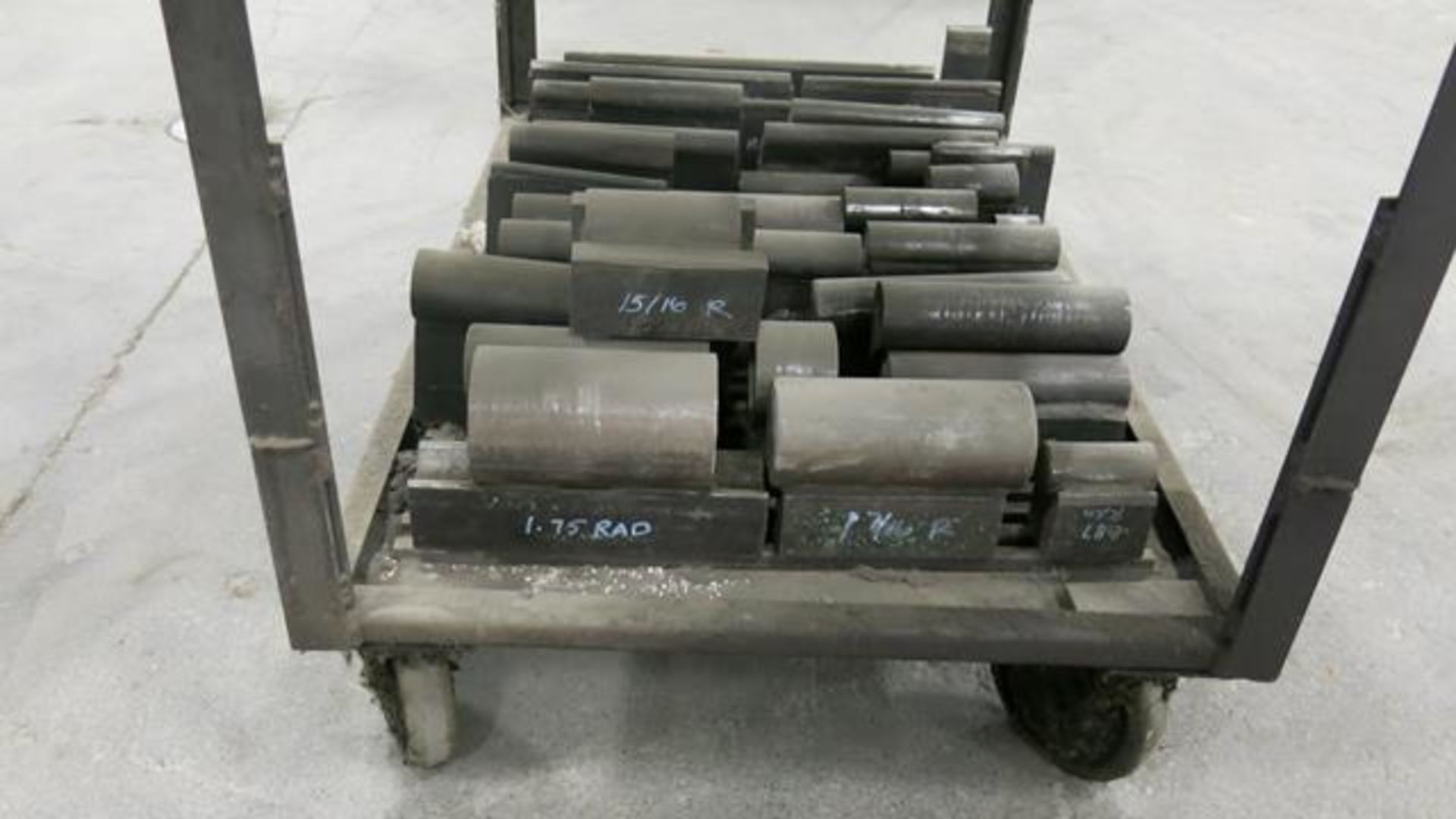 LOT OF ASSORTED TOOLING FOR WYSONG, THS60-72 (LOT 126) WITH CART - Image 5 of 13