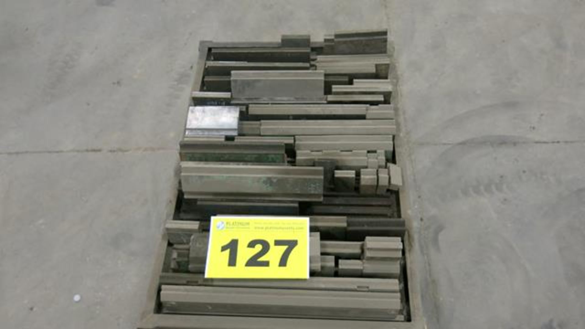 LOT OF ASSORTED TOOLING FOR WYSONG, THS60-72 (LOT 126) WITH CART - Image 13 of 13