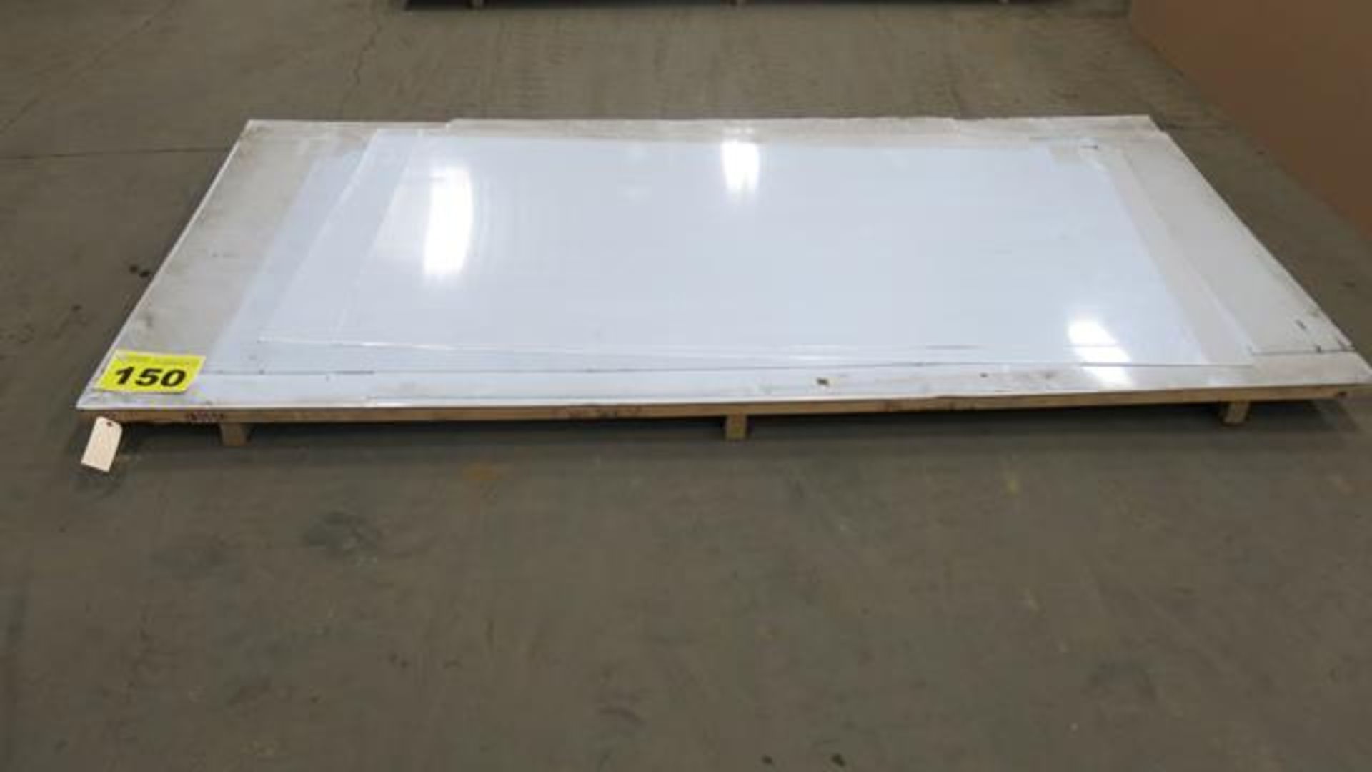 LOT OF (4) STAINLESS STEEL, 2B, 18 GA., 60" X 120", SHEETS AND (3) STAINLESS STEEL, 2B, 18 GA.,