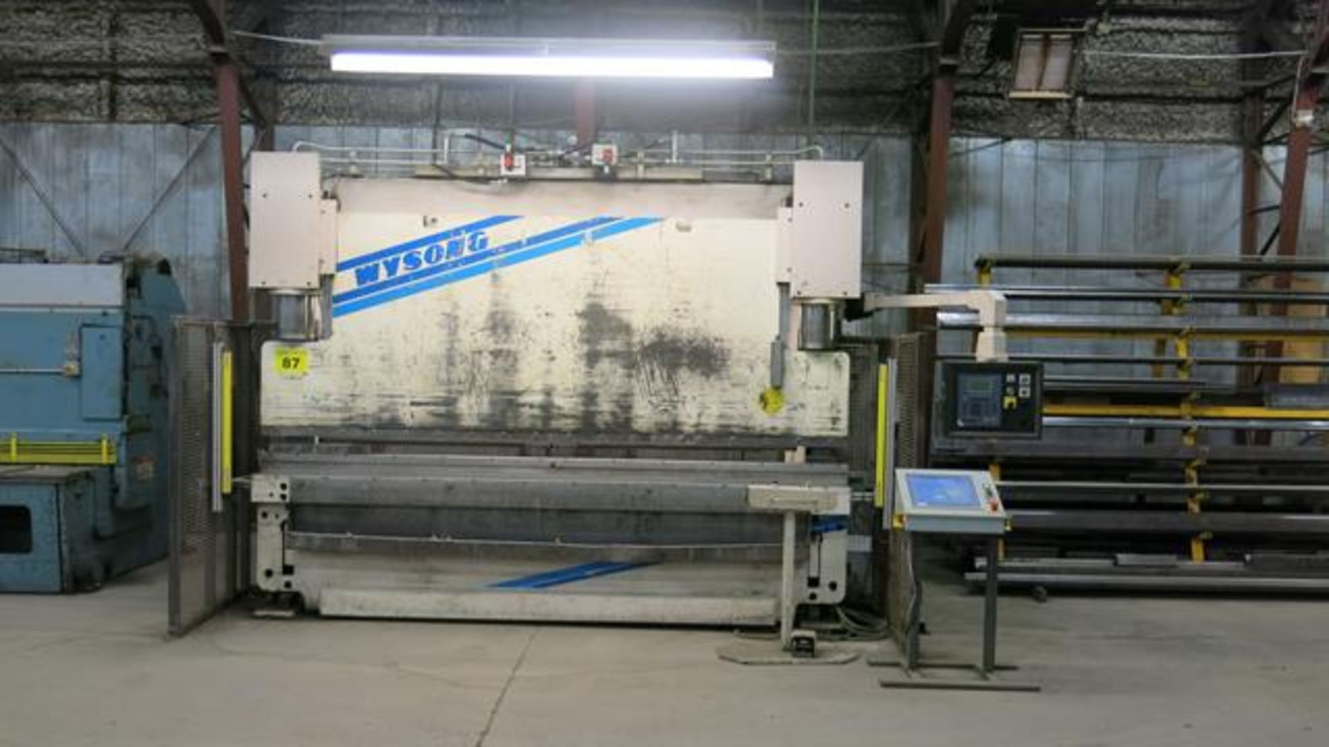 WYSONG, FAB 250-144, 250 TON X 12', CNC PRESS BRAKE, CYBELEC, CNC CONTROL, S/N HPF34-100 (RIGGING $