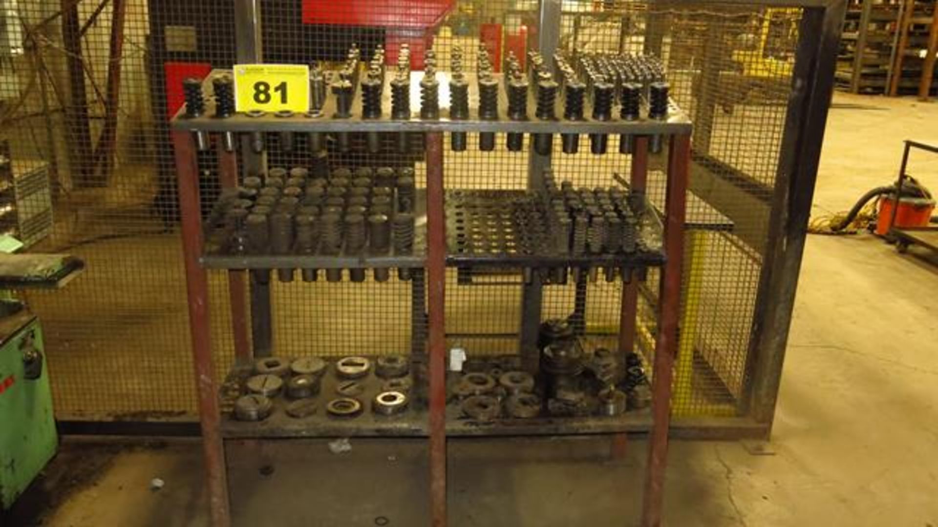 RACK WITH FORM PUNCHES AND TOOLING FOR AMADA-OCTO CNC TURRET PRESS (LOT 79)