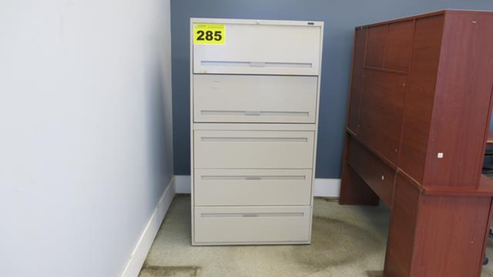 FIVE DRAWER LATERAL FILING CABINET