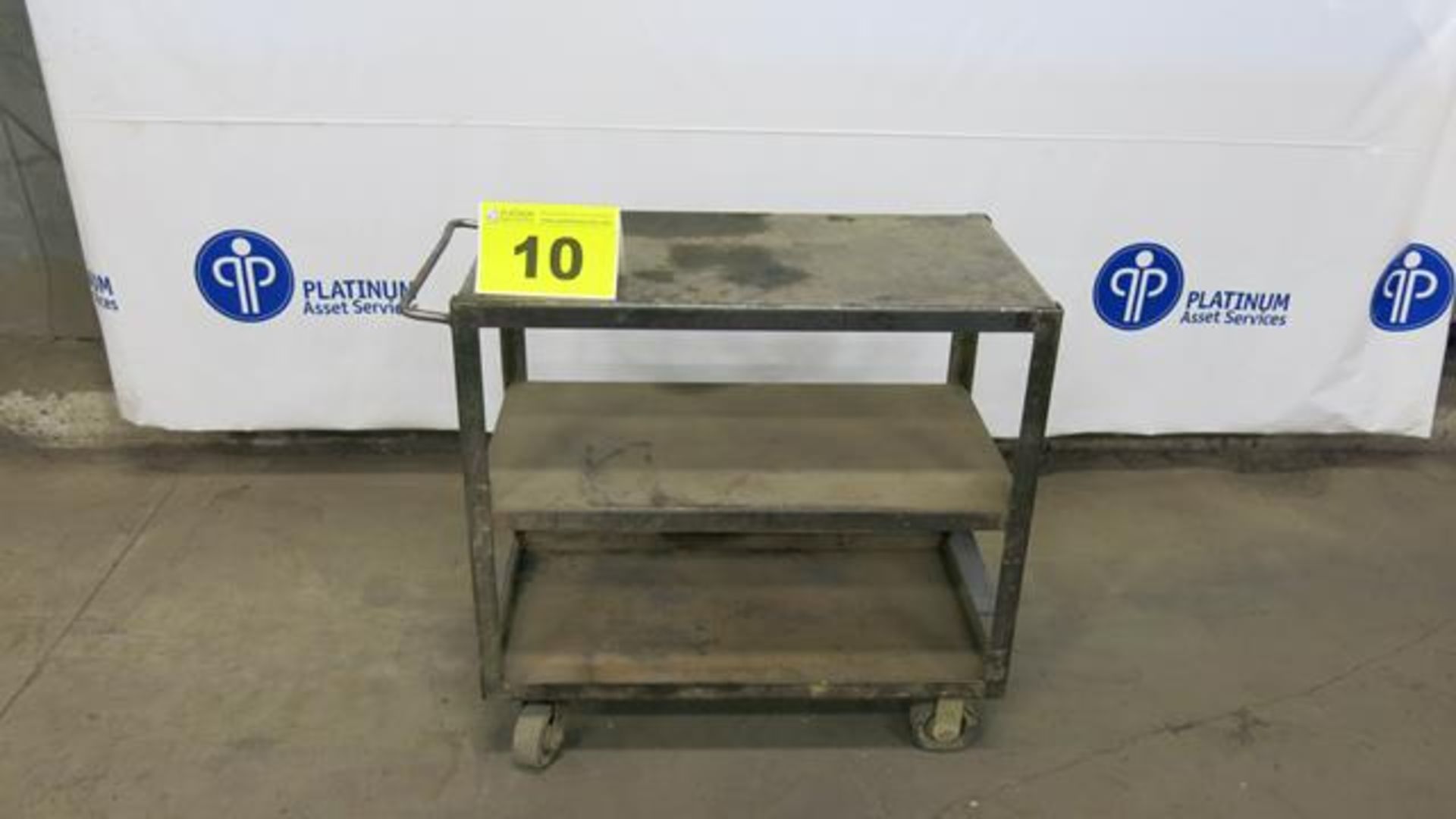 STEEL, ROLLING WORK BENCH, 20" X 36" X 36"