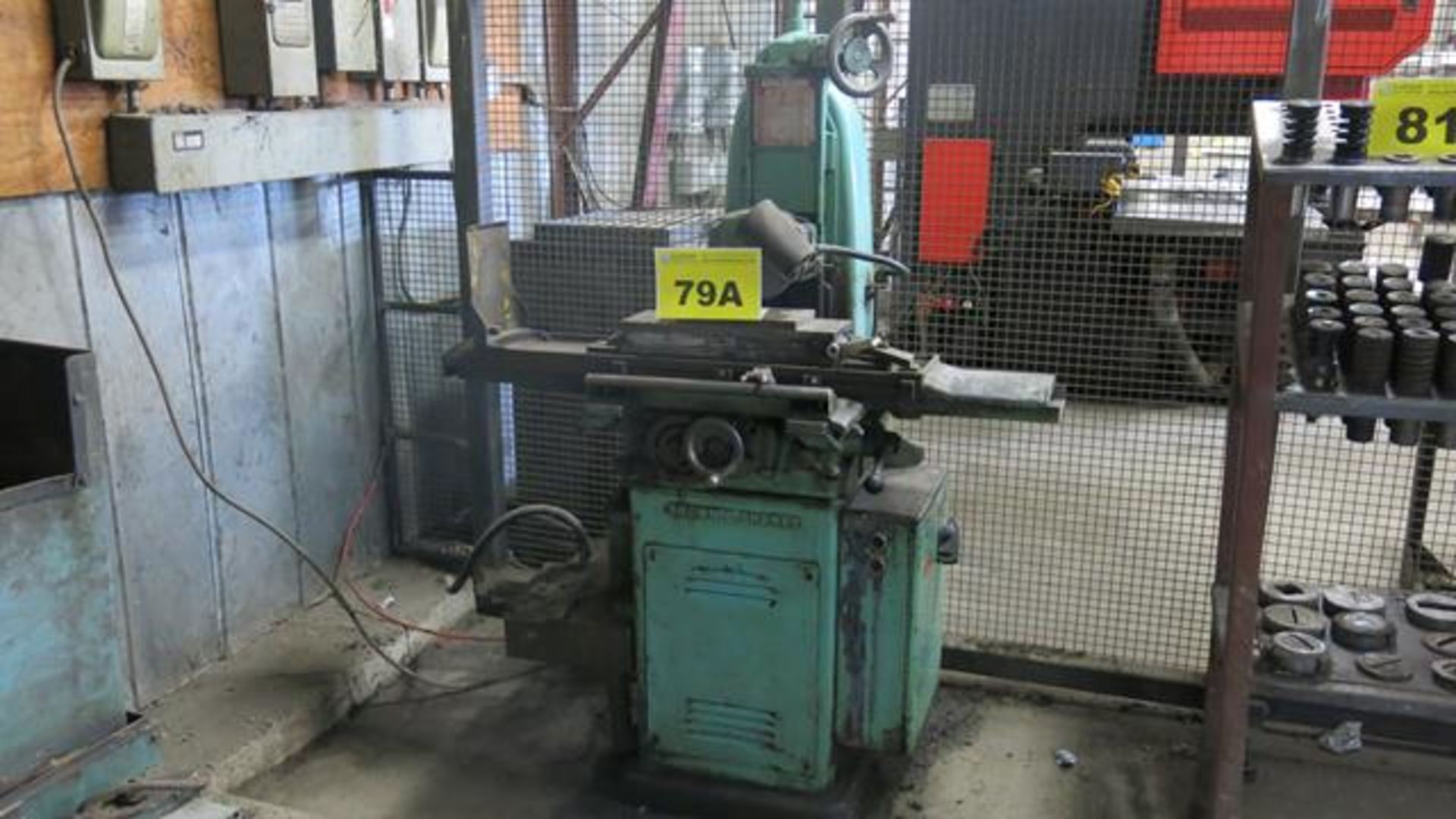 BROWN & SHARPE, 2L, 6" x 18", SURFACE GRINDER, COOLANT TANK AND PUMP, 550 VAC, 3 PHASE (RIGGING $100