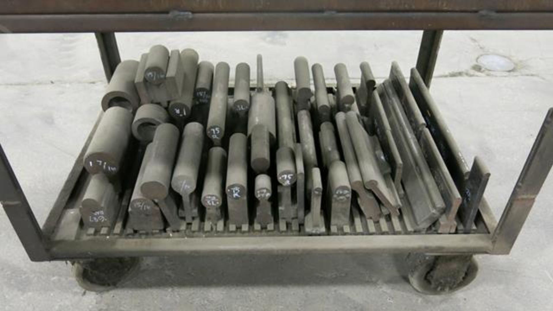 LOT OF ASSORTED TOOLING FOR WYSONG, THS60-72 (LOT 126) WITH CART - Image 9 of 13