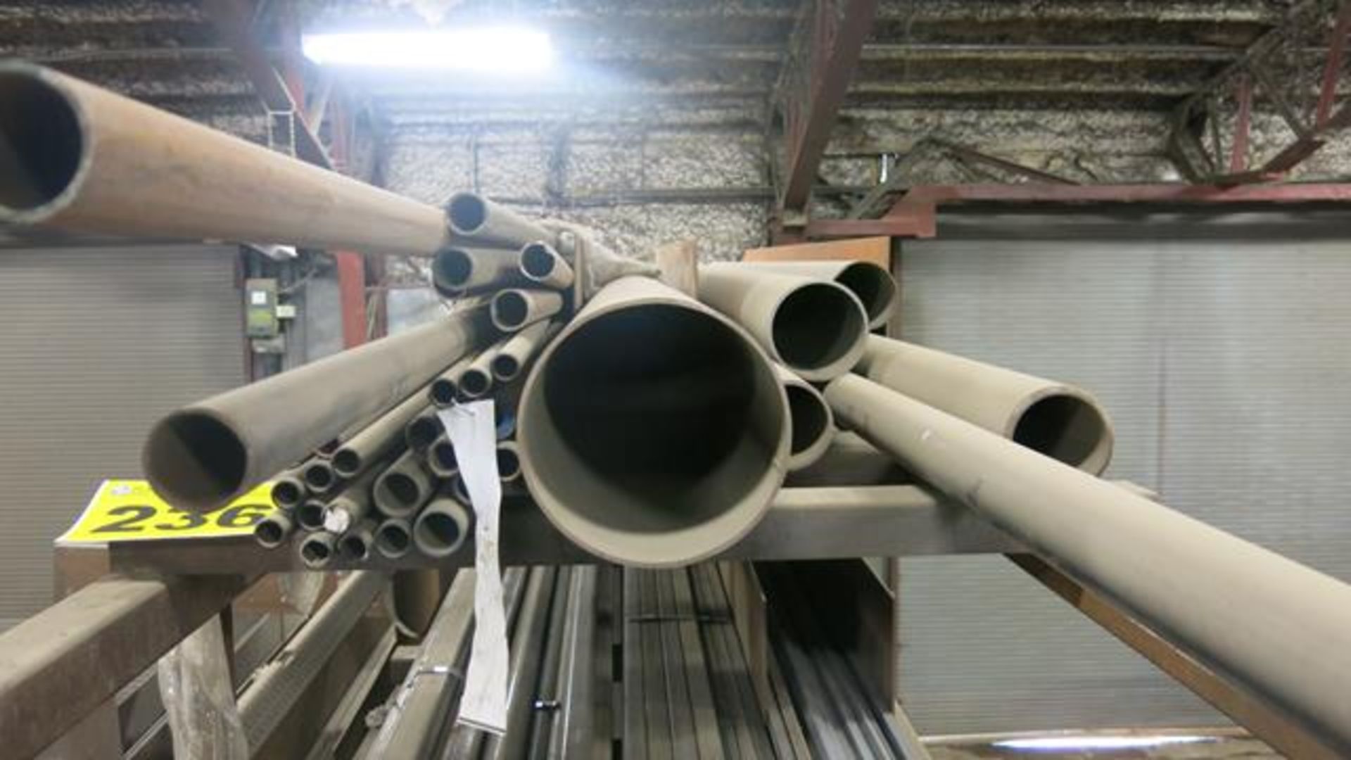 LOT OF (34) ROUND TUBING COMPRISED OF SHD40 AND OD PIPE, ASSORTED SIZES - Image 2 of 2